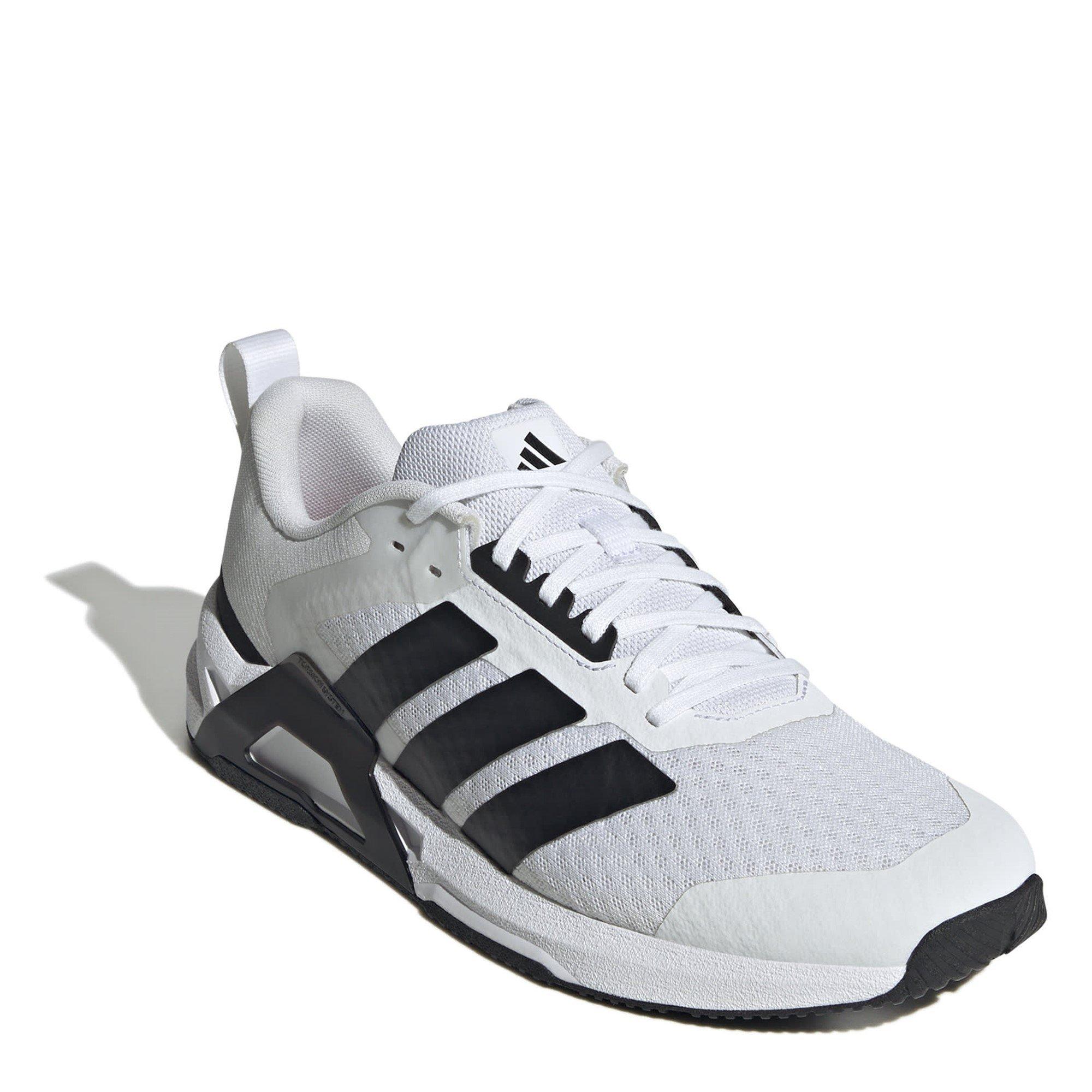 White/Blk/Red - adidas - Dropset Control Training Shoes - 3