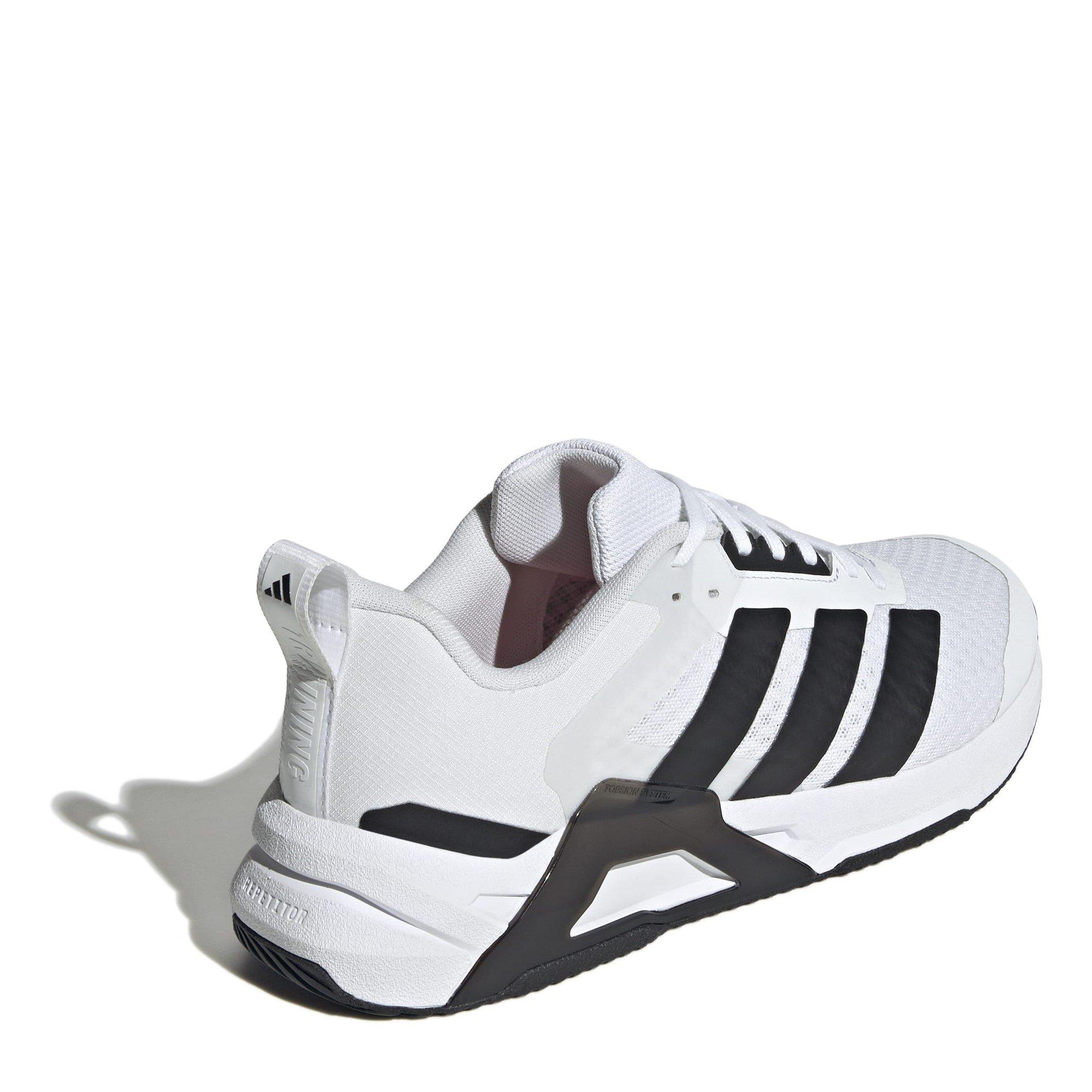 White/Blk/Red - adidas - Dropset Control Training Shoes - 4