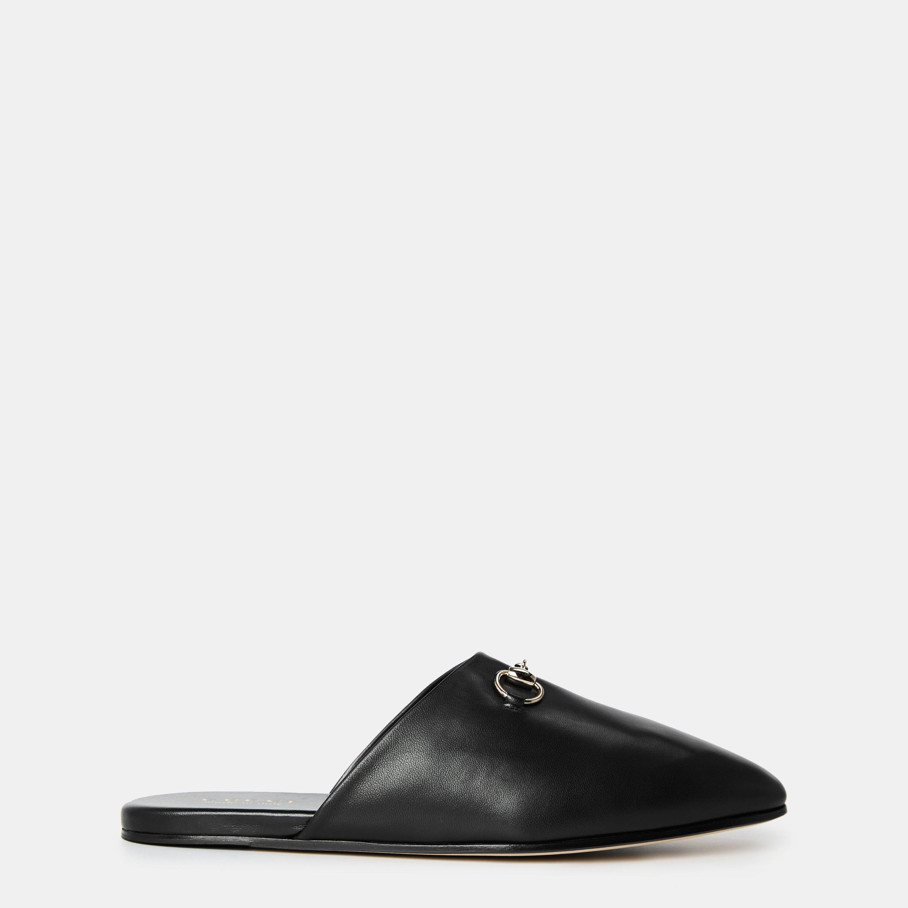 Gucci | Men's Leather Flat Mule | Flat Mules | Cruise Fashion