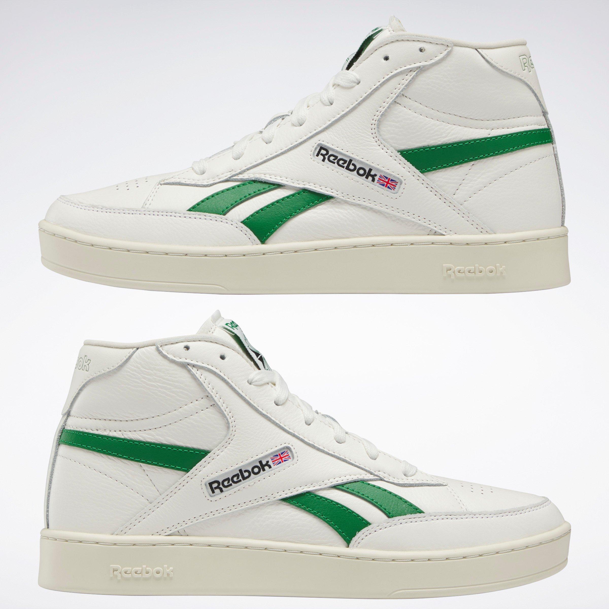 Chalk/Green - Reebok - Unisex Adults Club 85 Form Chunky Trainers - 5