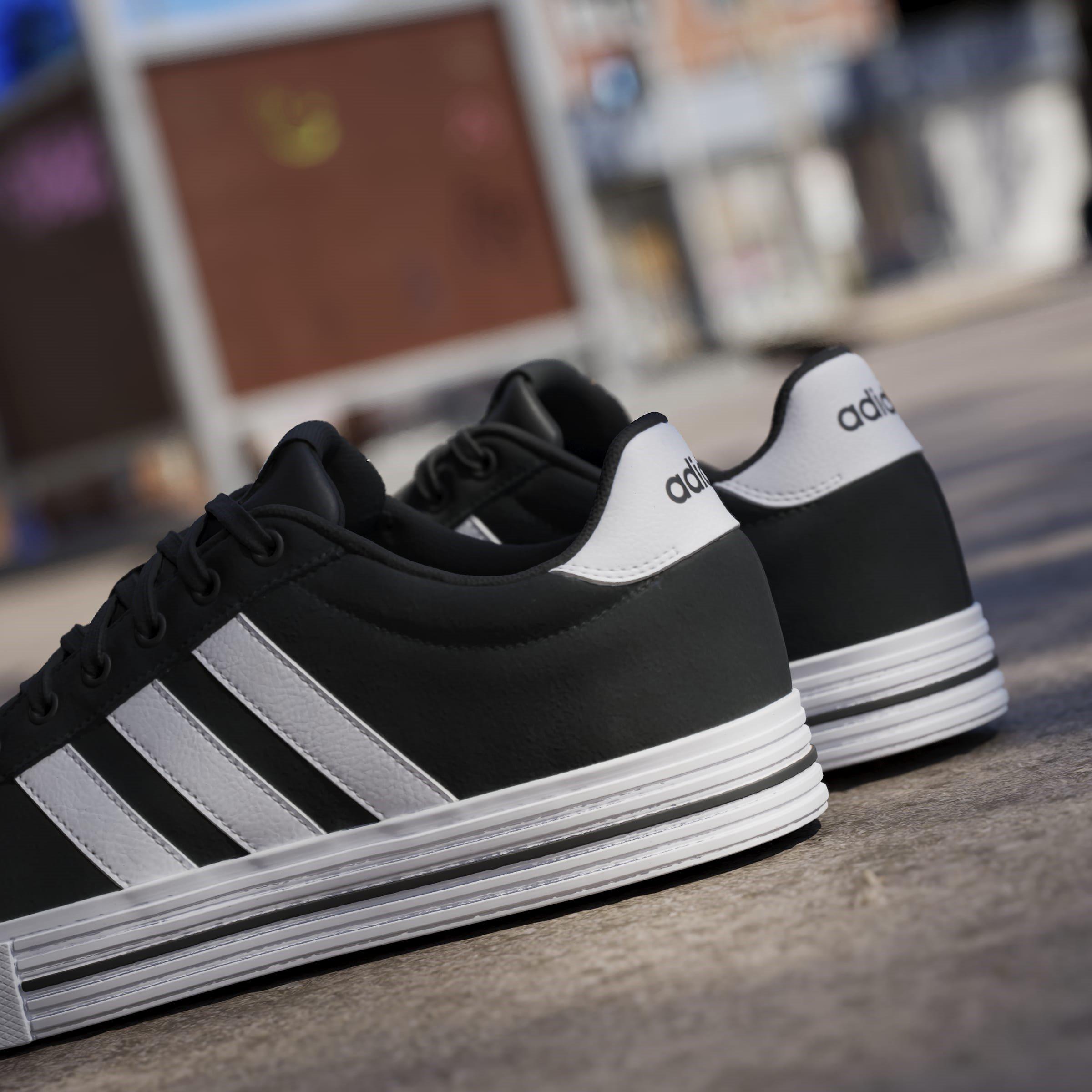Preto/Branco - adidas - Daily 4.0 Low-Top Trainers Mens - 16
