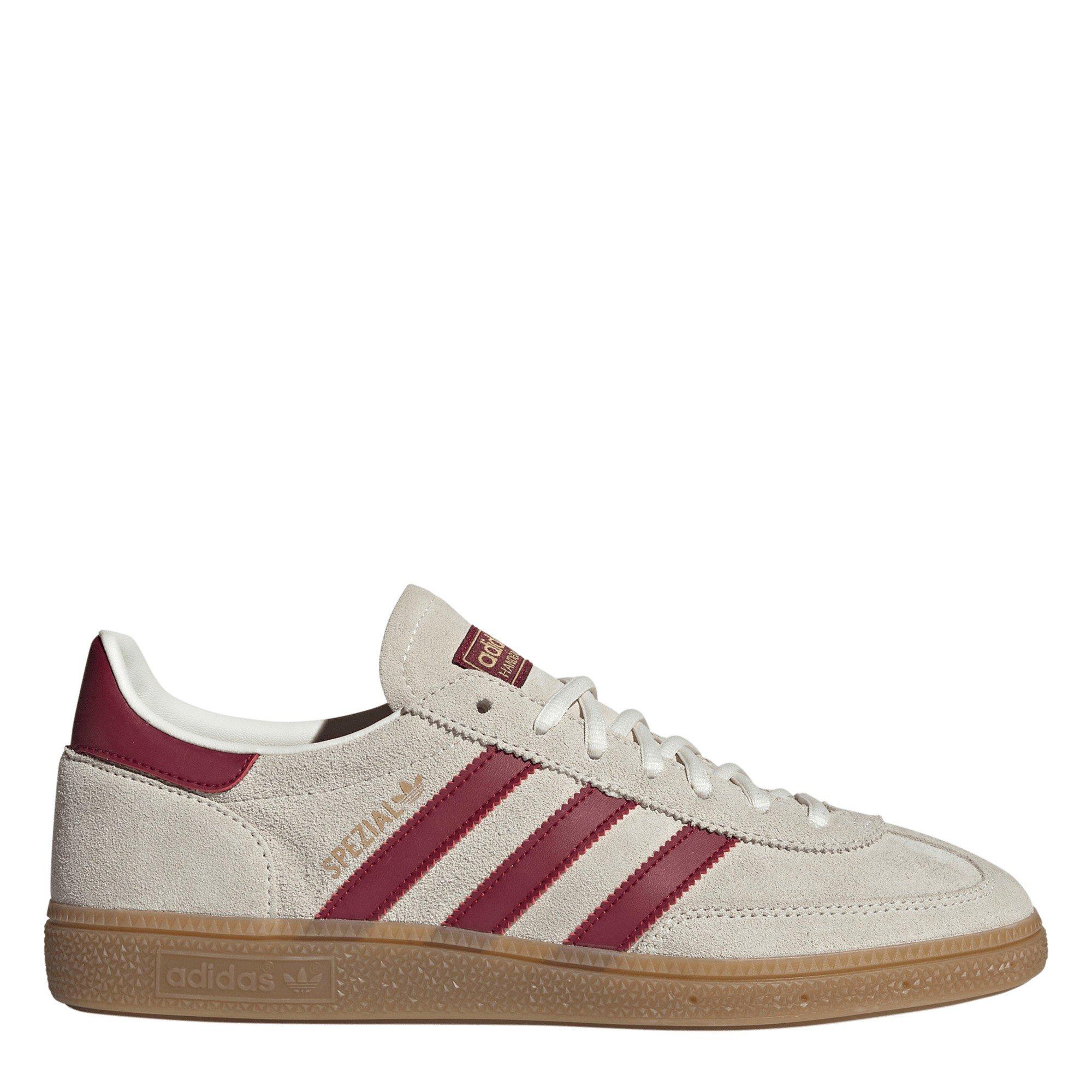Adidas Men's White/Red Low-Top Trainers - 11 (46)
