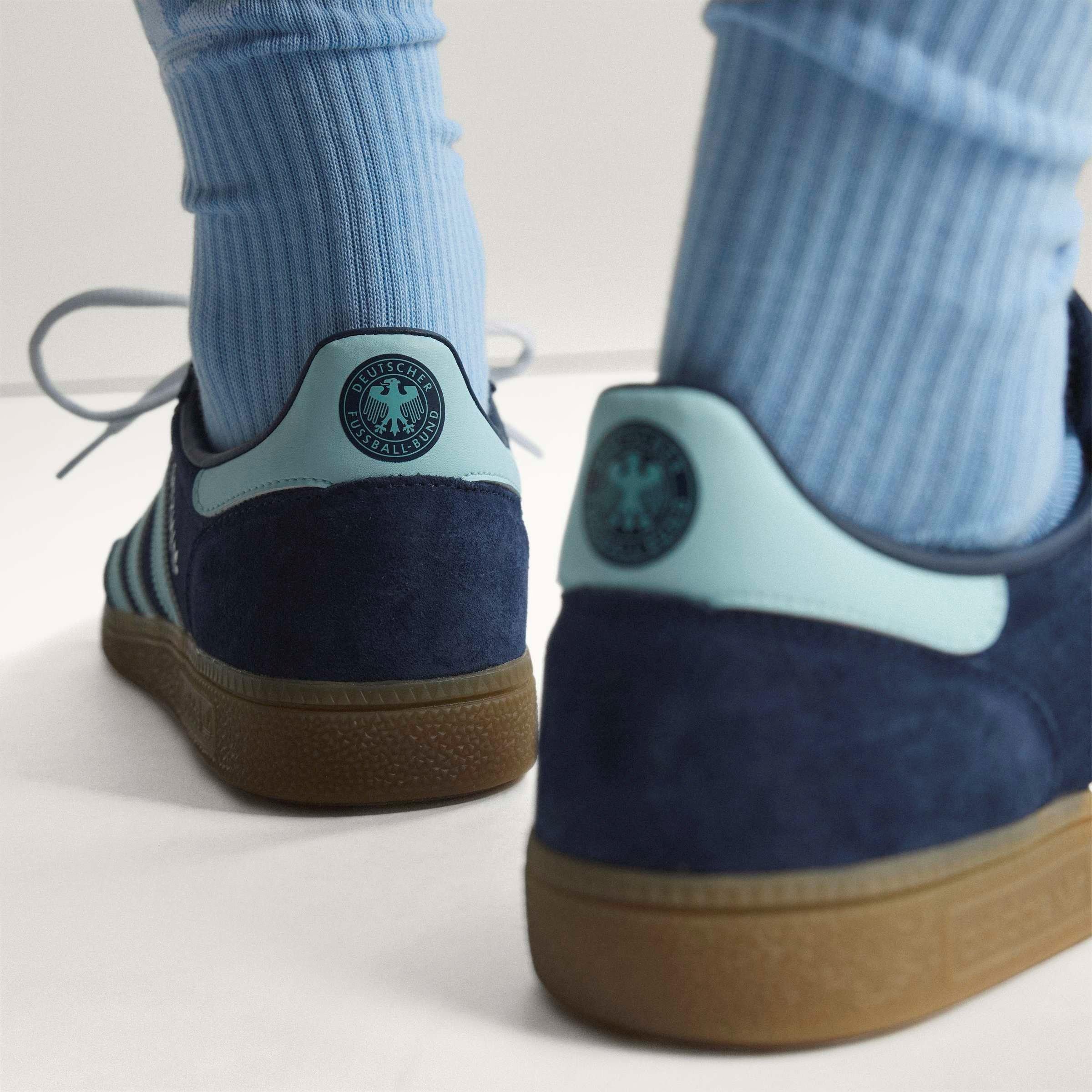 Blå/Aqua - adidas - Men's Low-Top Trainers - 14