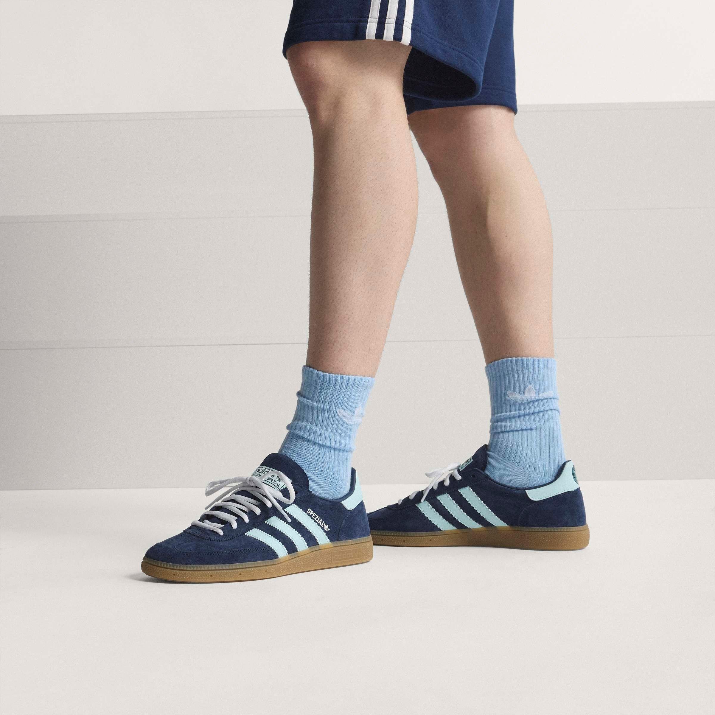 Blå/Aqua - adidas - Men's Low-Top Trainers - 3