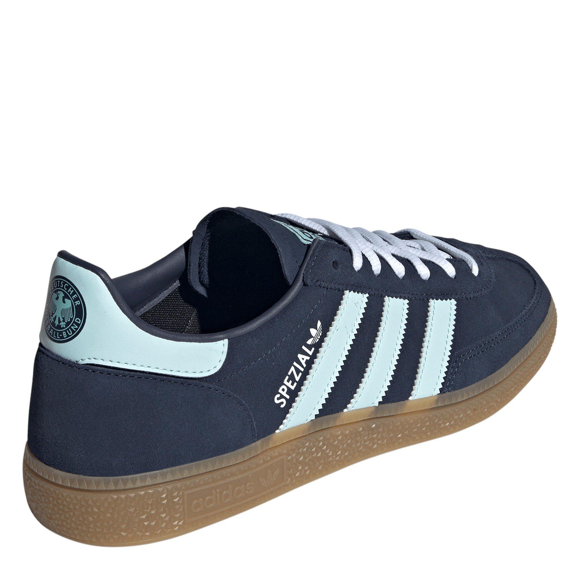 Blå/Aqua - adidas - Men's Low-Top Trainers - 5