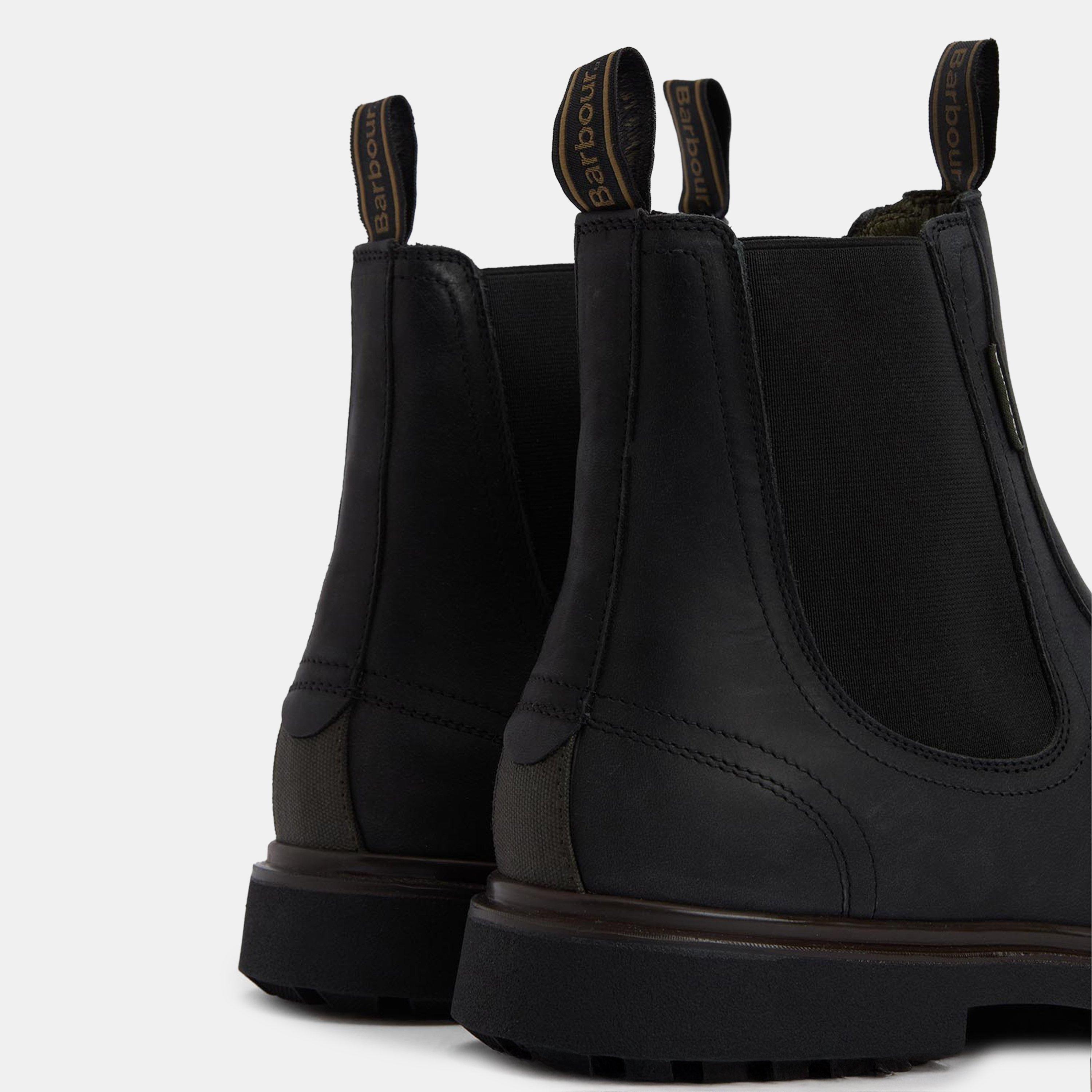 Black - Barbour - Men's Hale Chelsea Boots - 5