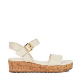 Dune London Lazered Leather Sandals