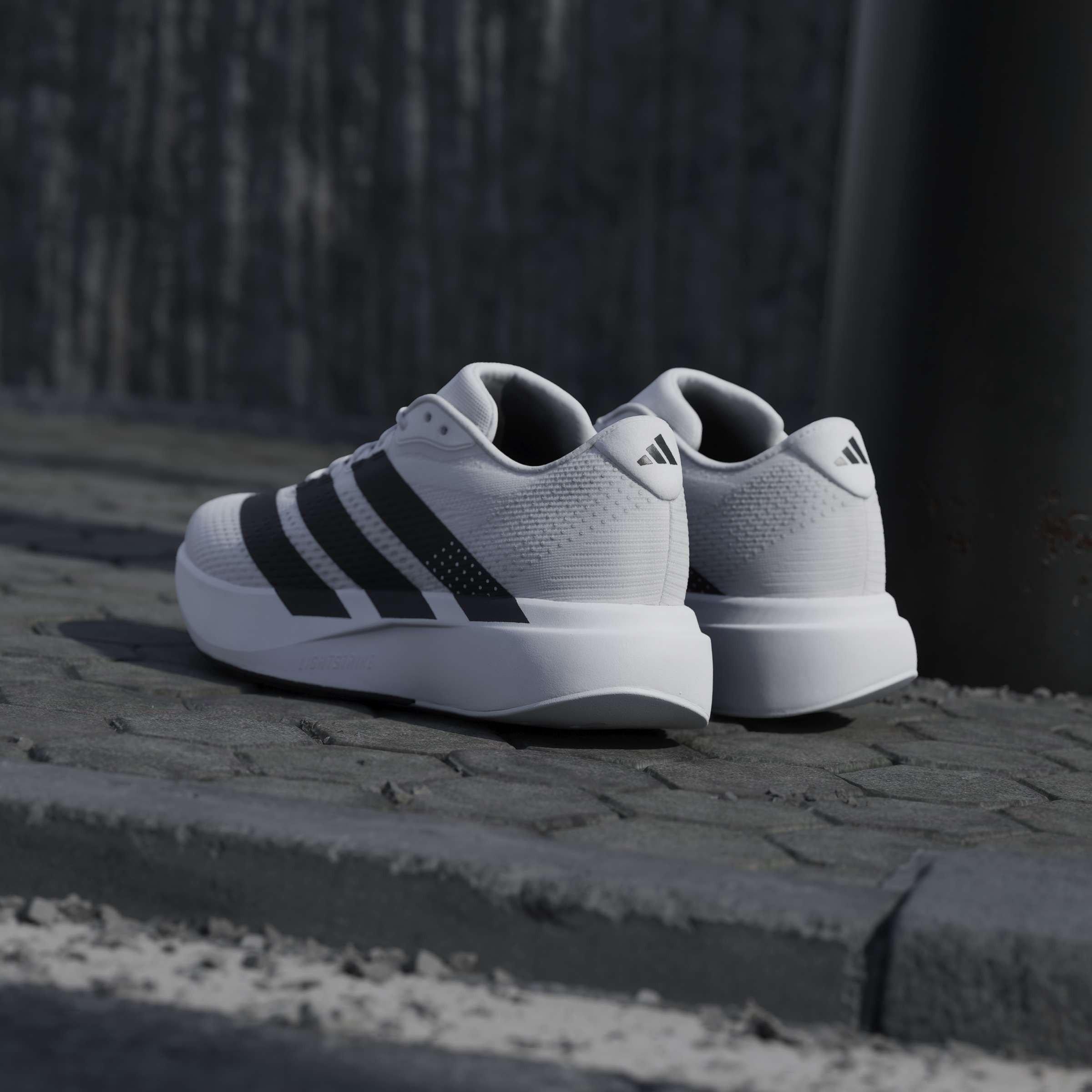 White/Black - adidas - Adizero Pacer Mens Running Shoes - 13