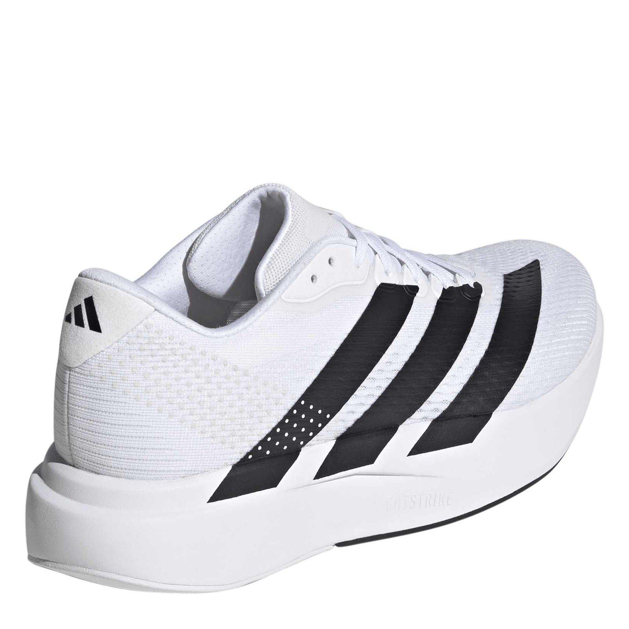 White/Black - adidas - Adizero Pacer Mens Running Shoes - 4