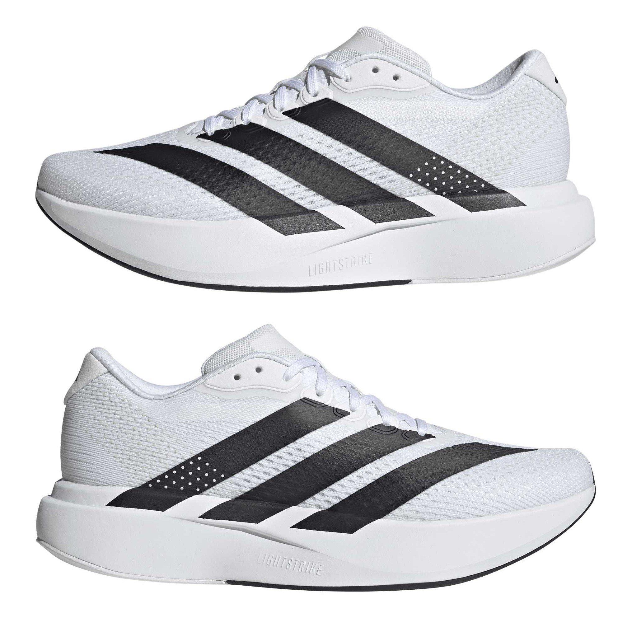 White/Black - adidas - Adizero Pacer Mens Running Shoes - 9