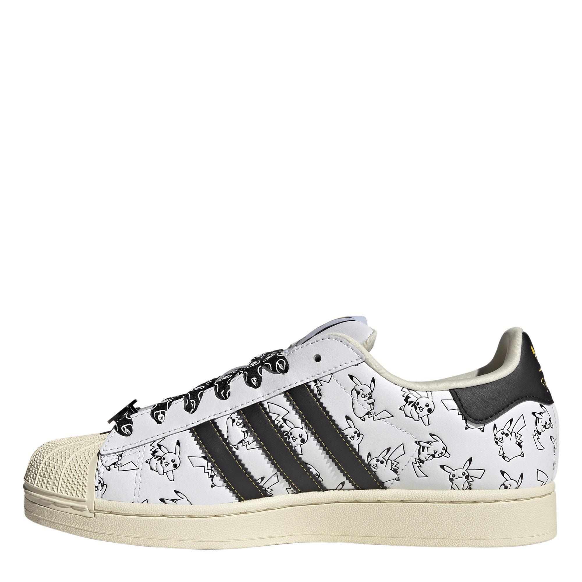 Pikachu White - adidas Originals - Adi OG Poke Superstar 64 - 2
