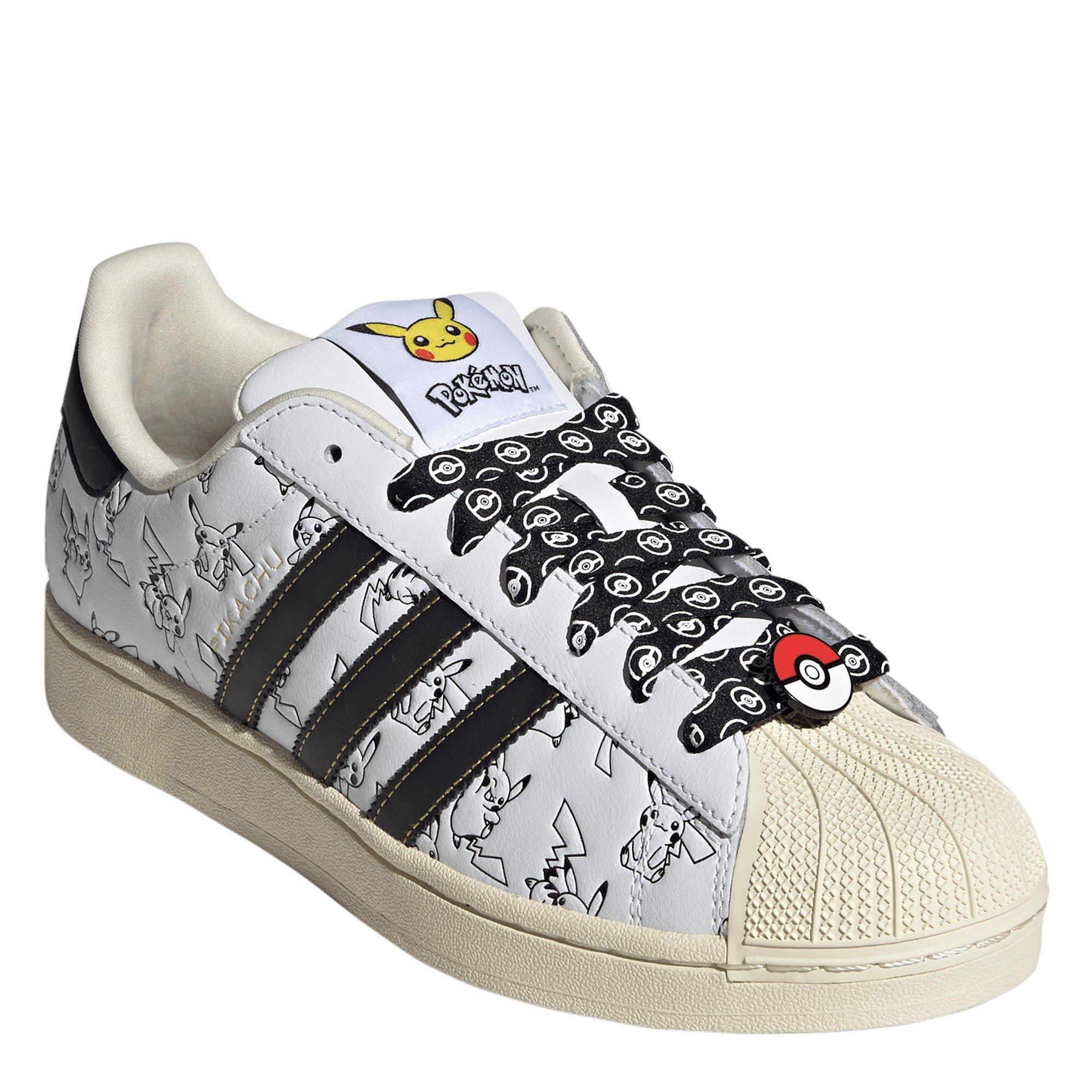 Pikachu White - adidas Originals - Adi OG Poke Superstar 64 - 3