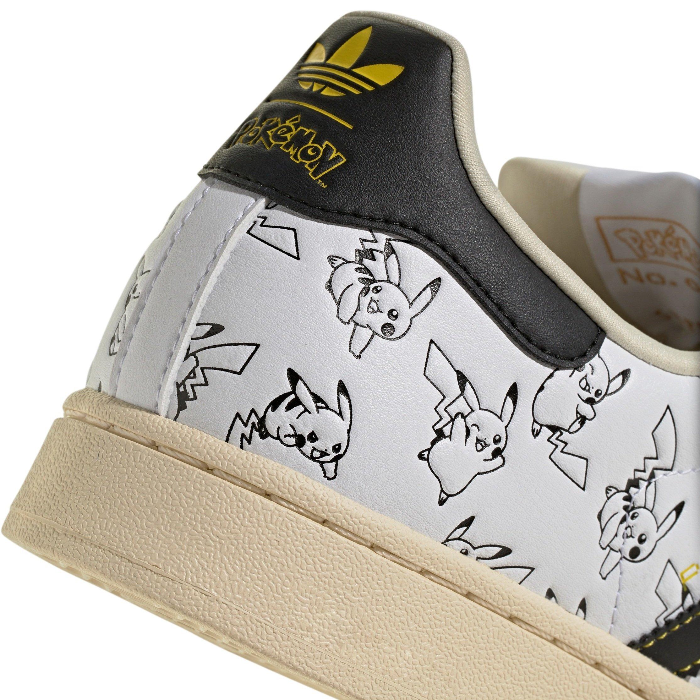 Pikachu White - adidas Originals - Adi OG Poke Superstar 64 - 8