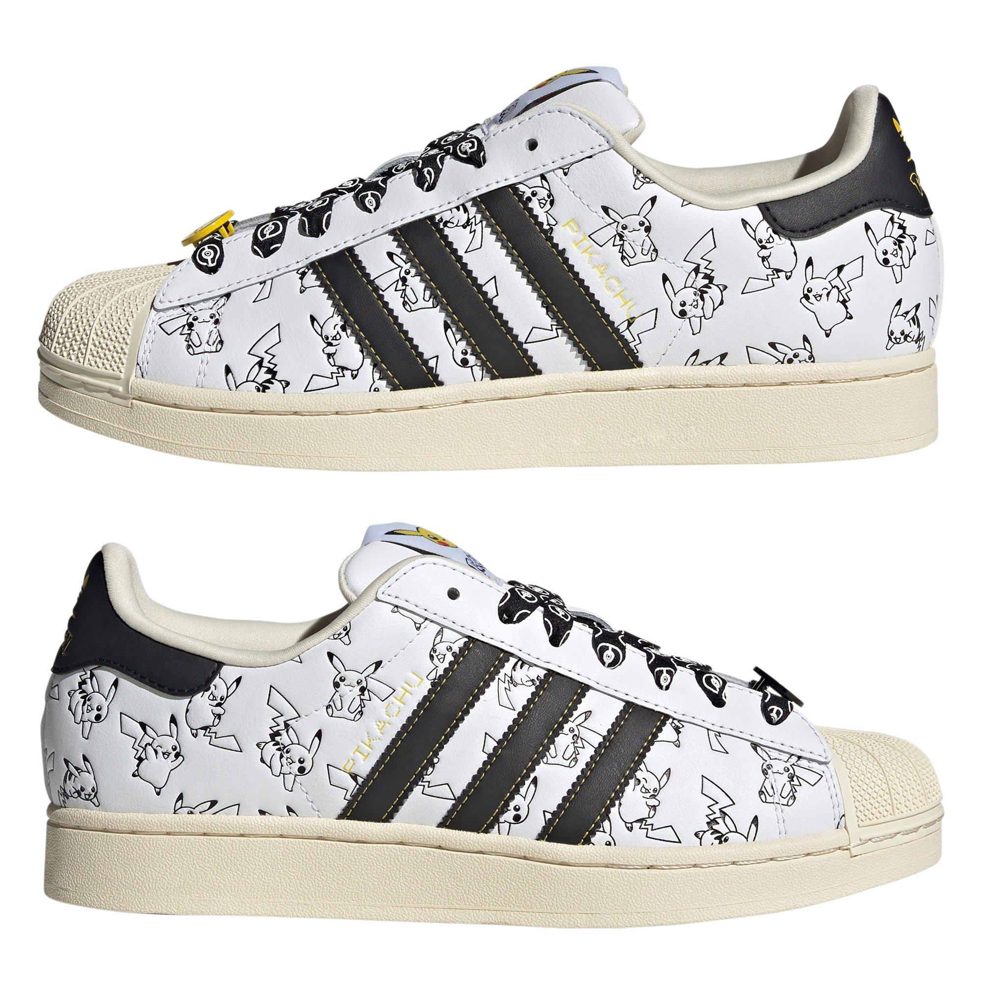 Pikachu White - adidas Originals - Adi OG Poke Superstar 64 - 9