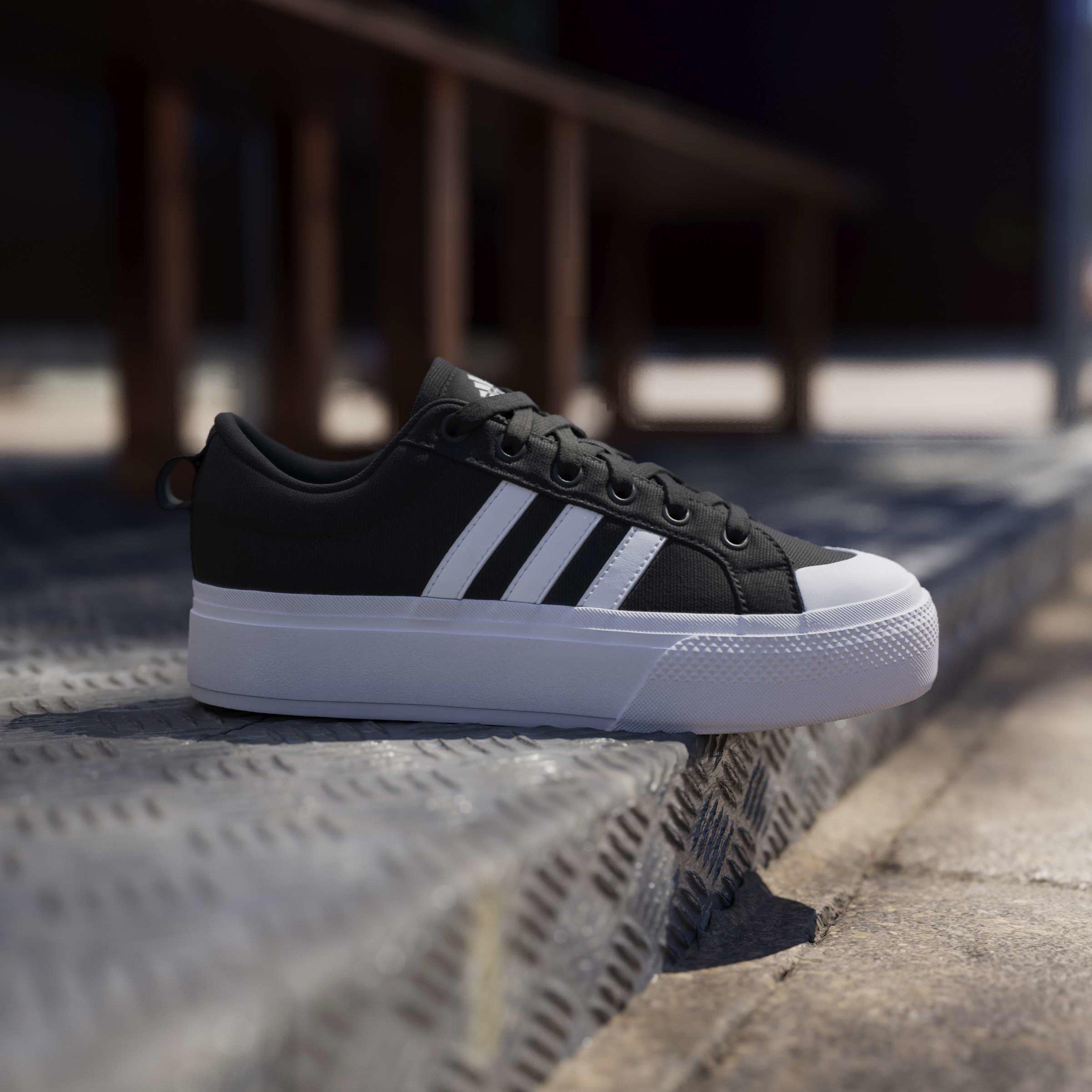 Core Black/Ftw - adidas - Bravada Platform Womens - 12