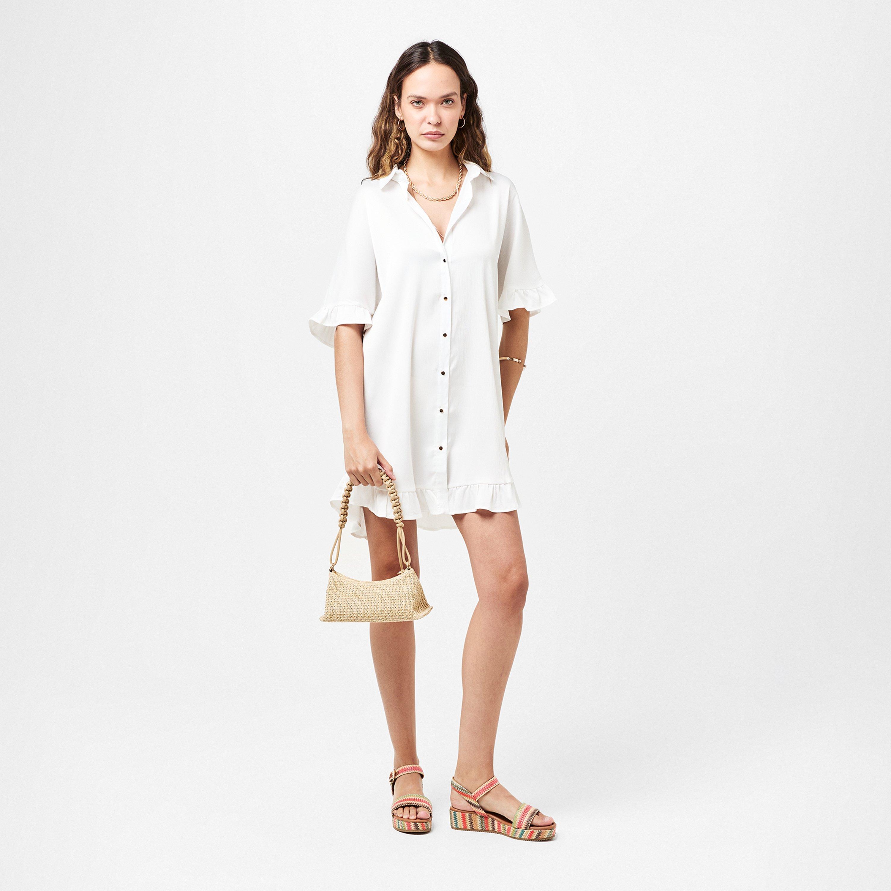 ple - Dune London - Women's Rainbow Flatform Sandals - 6