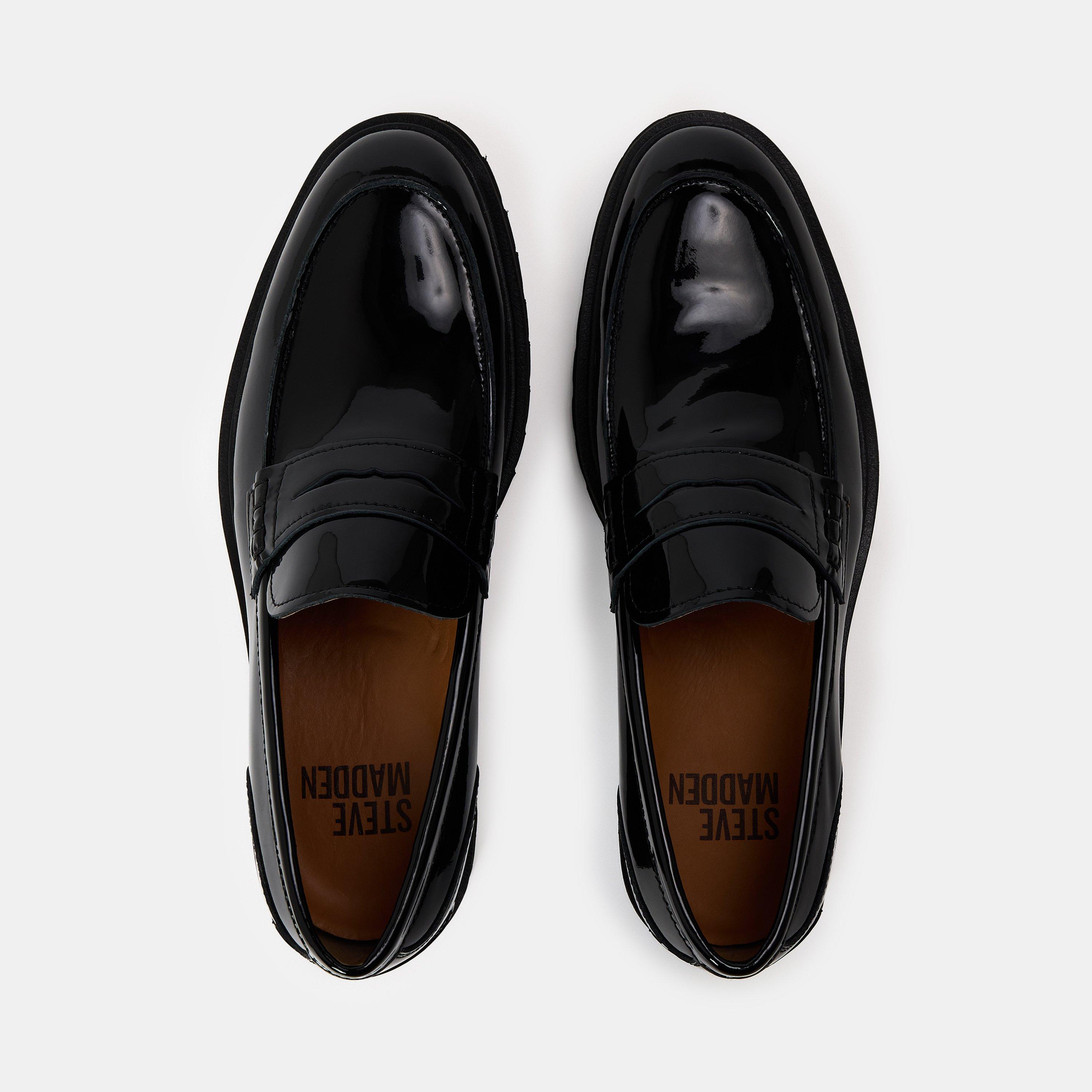 Black Lthr - Steve Madden - Men's Maisonn Flat Mules - 4