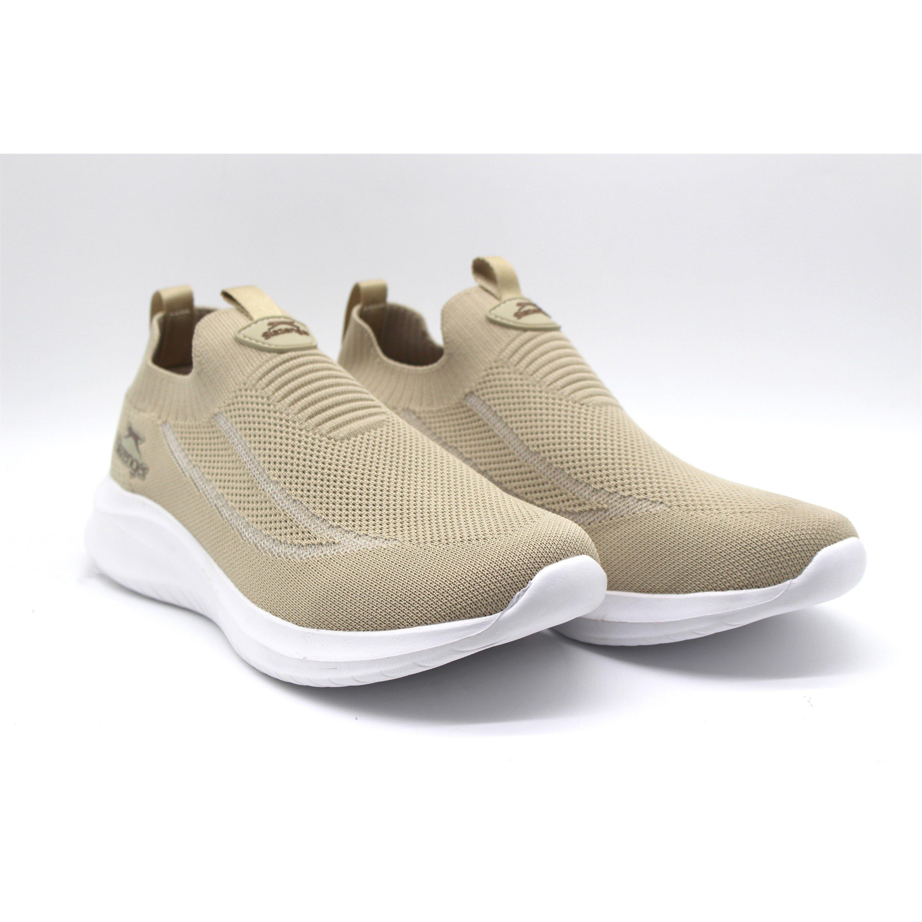 KHAKI - Slazenger - Men's JAVIK Slip On Trainers - 4