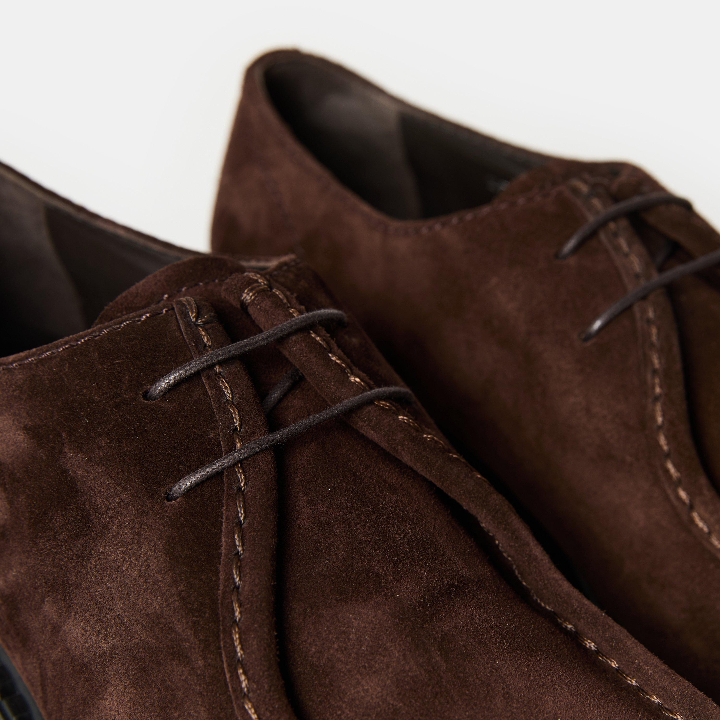 Dark Brown - Prada - Men's Chocolate Loafers - 4