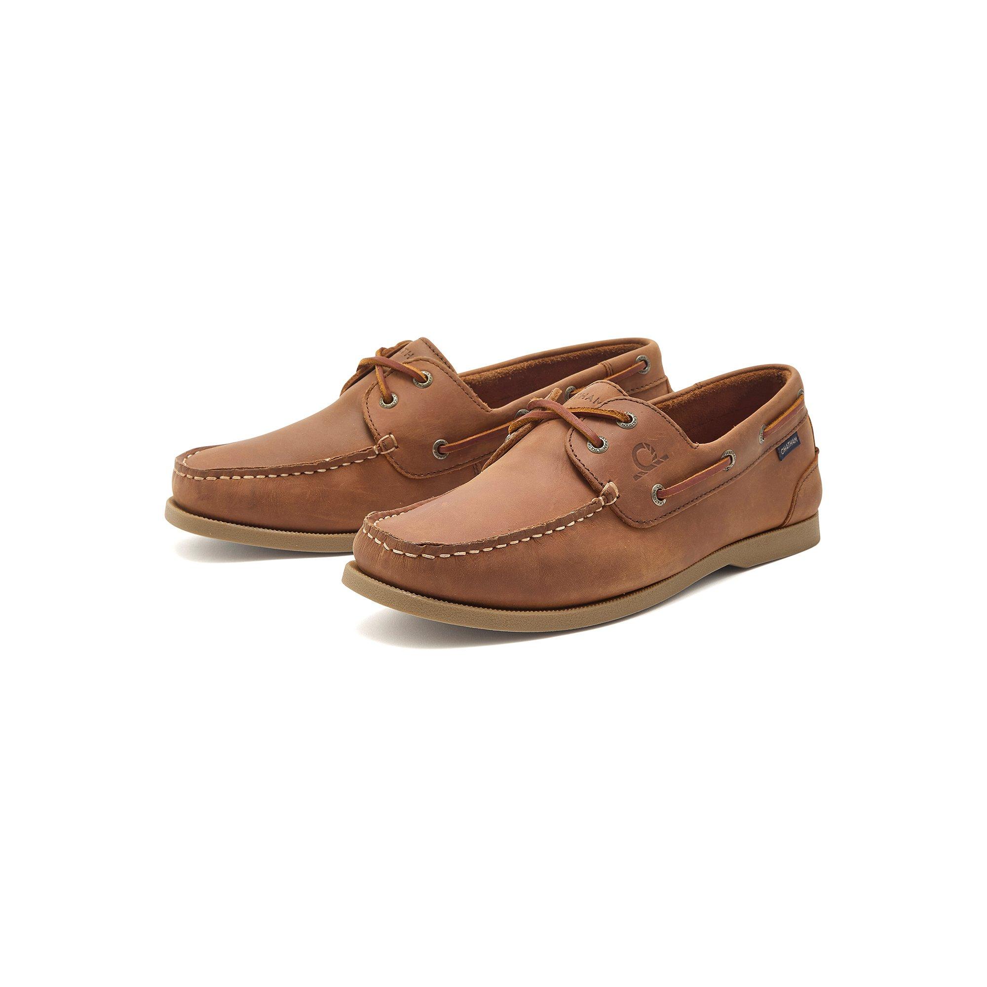 Dunkles Tan - Chatham - Men's Boat Shoes - 2