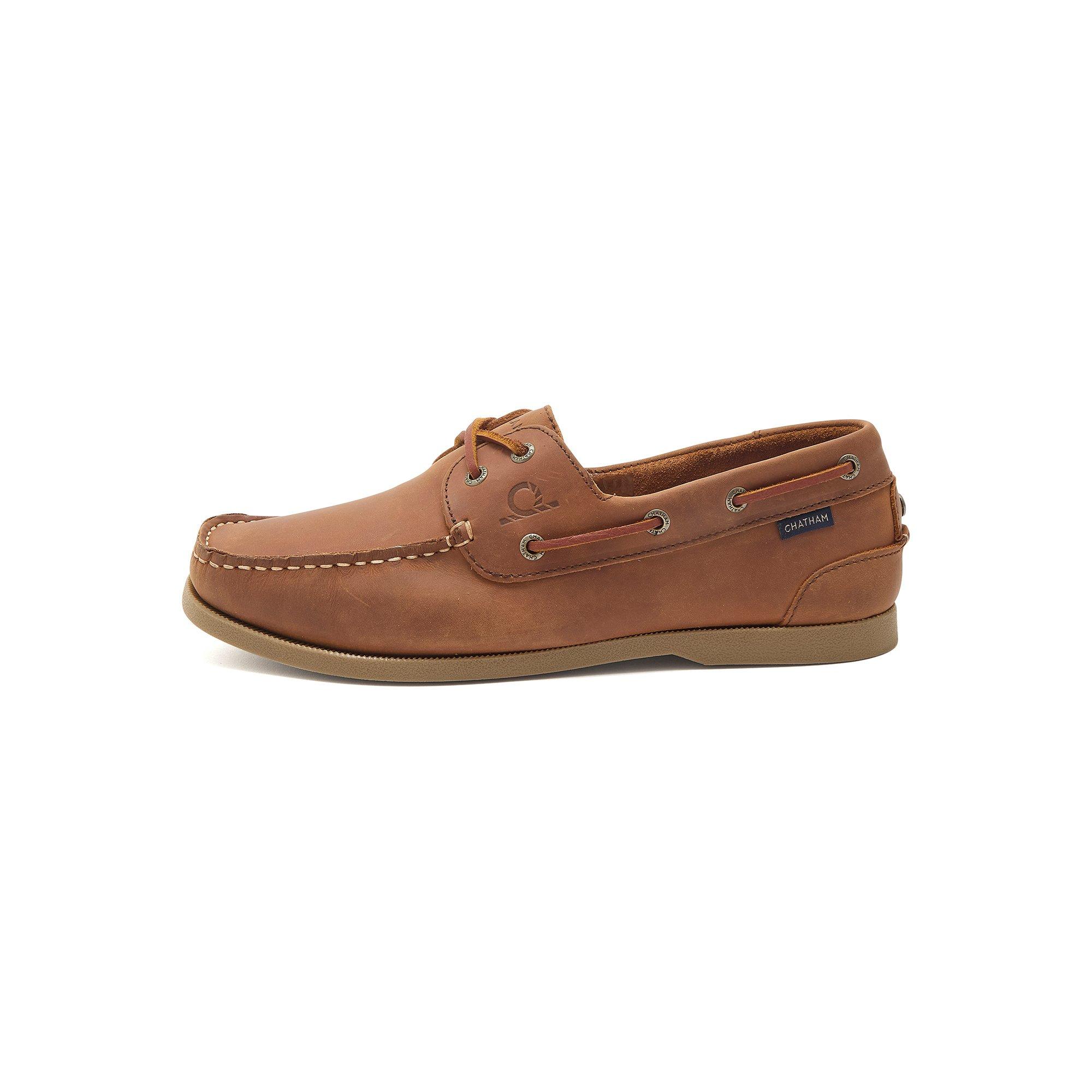 Dunkles Tan - Chatham - Men's Boat Shoes - 3
