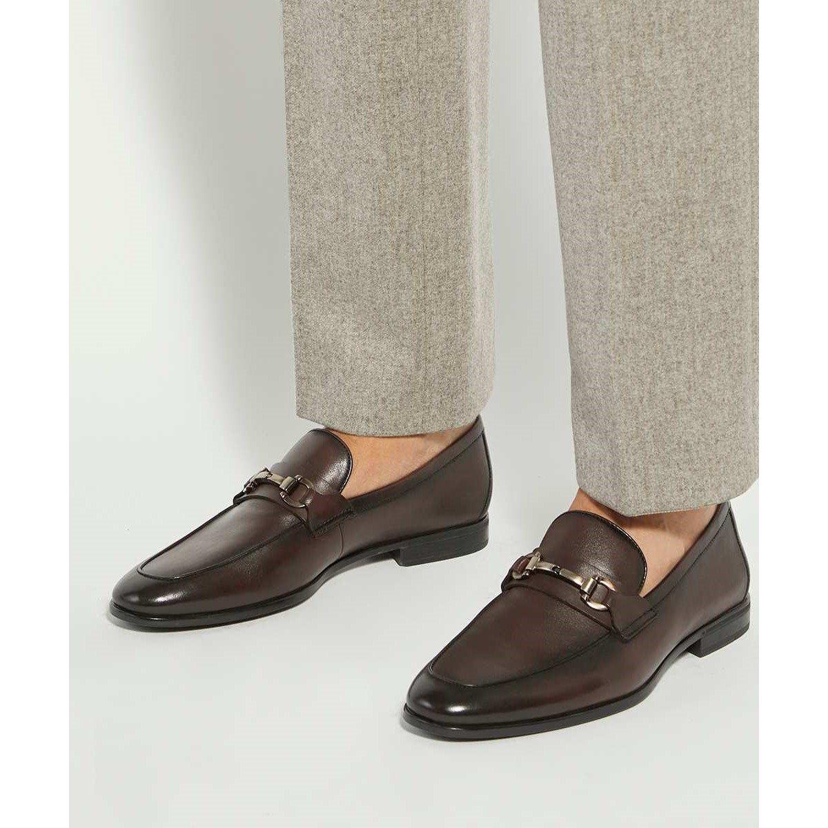 Marron - Dune London - Men's Seymore Loafers - 5