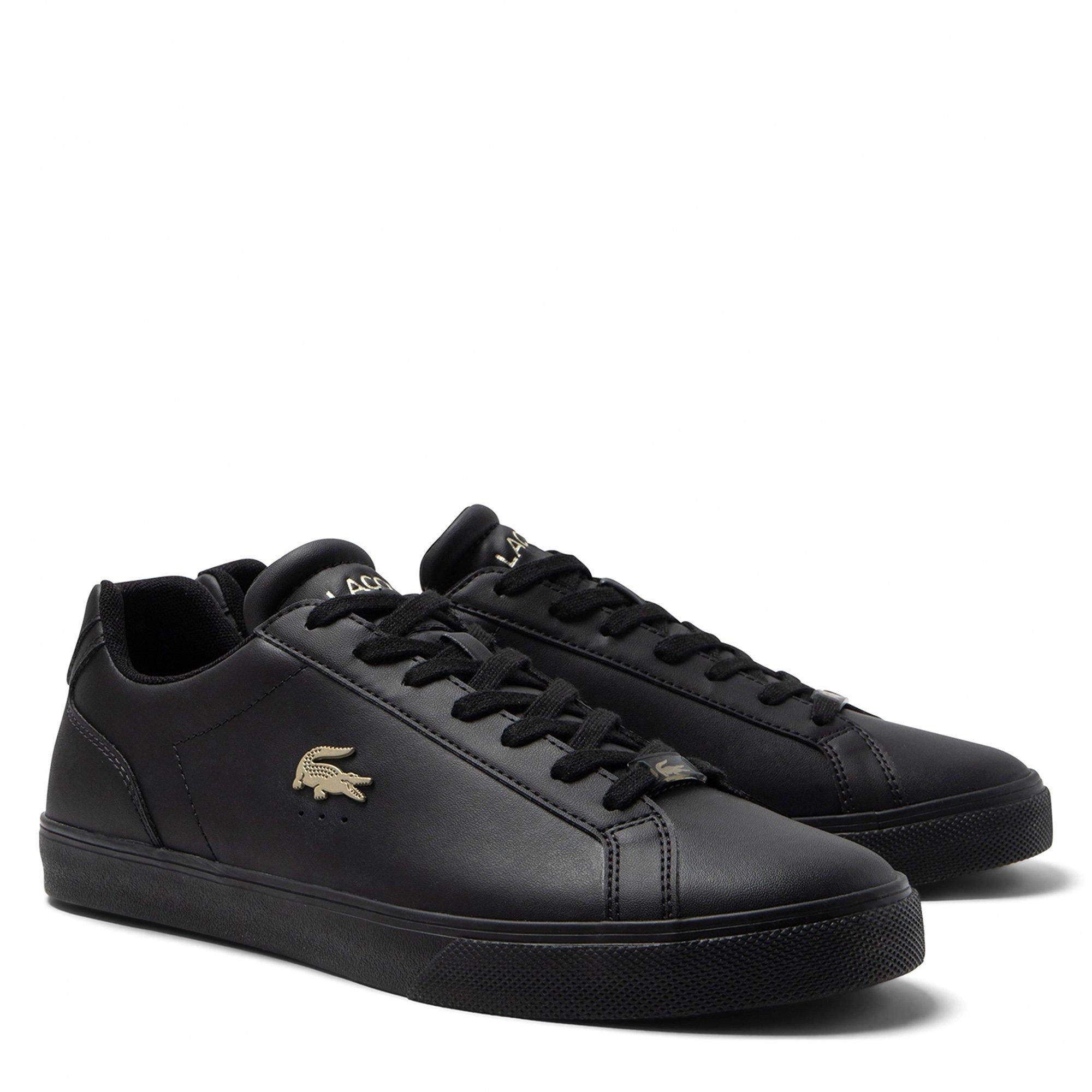 BLK/BLK - Lacoste - Lebron Pro Mens Leather Shoes - 2