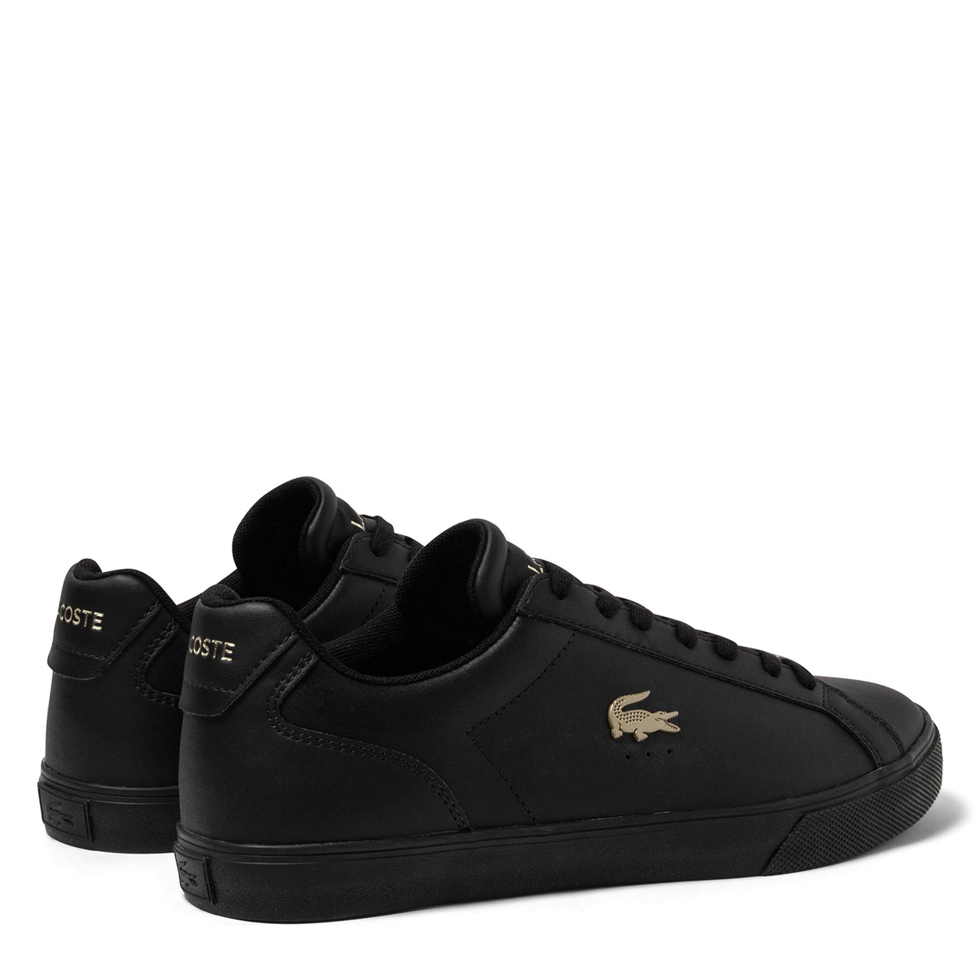 BLK/BLK - Lacoste - Lebron Pro Mens Leather Shoes - 3