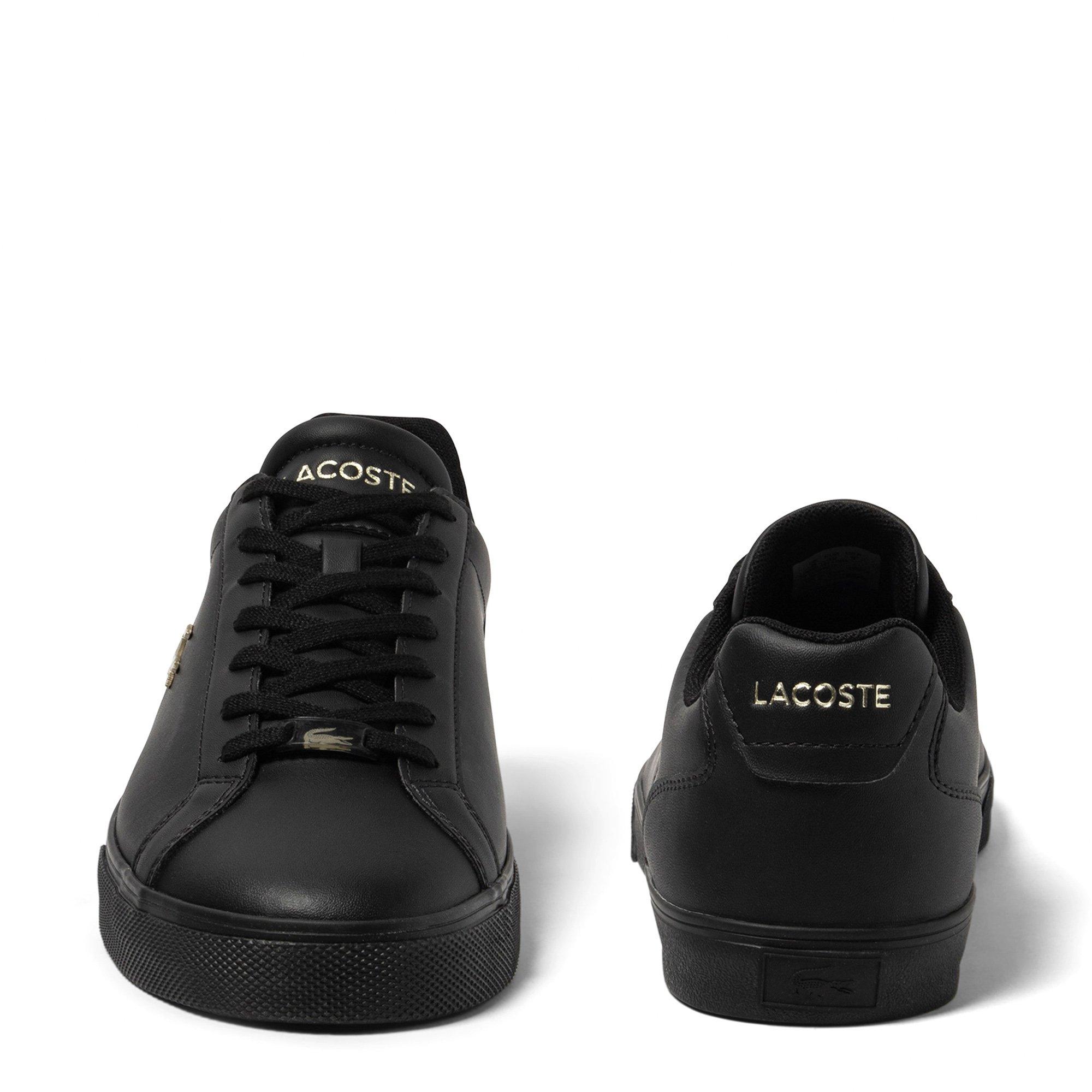 BLK/BLK - Lacoste - Lebron Pro Mens Leather Shoes - 4