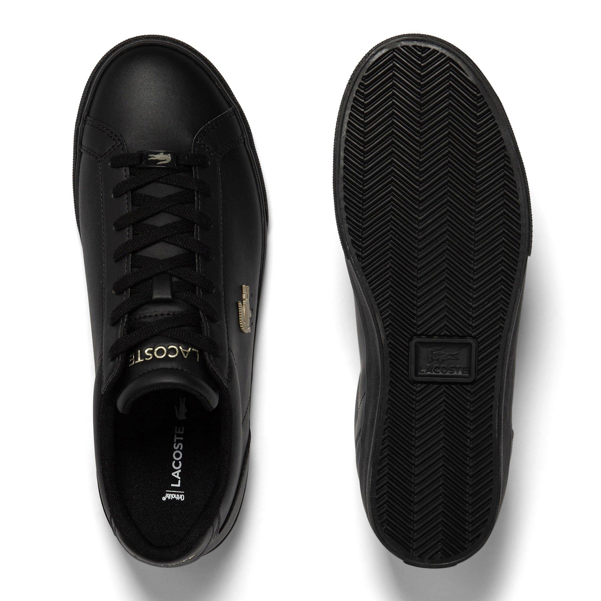 BLK/BLK - Lacoste - Lebron Pro Mens Leather Shoes - 5