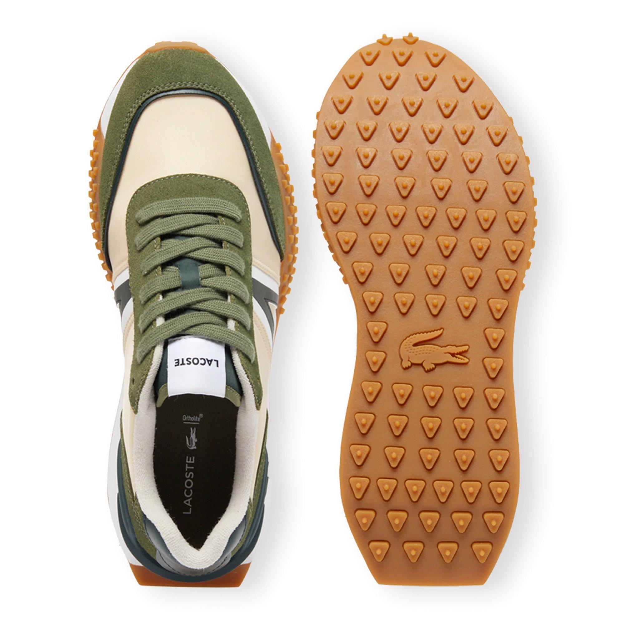 KHK/OFF WHT - Lacoste - L-Spin Deluxe Mens Shoes - 5