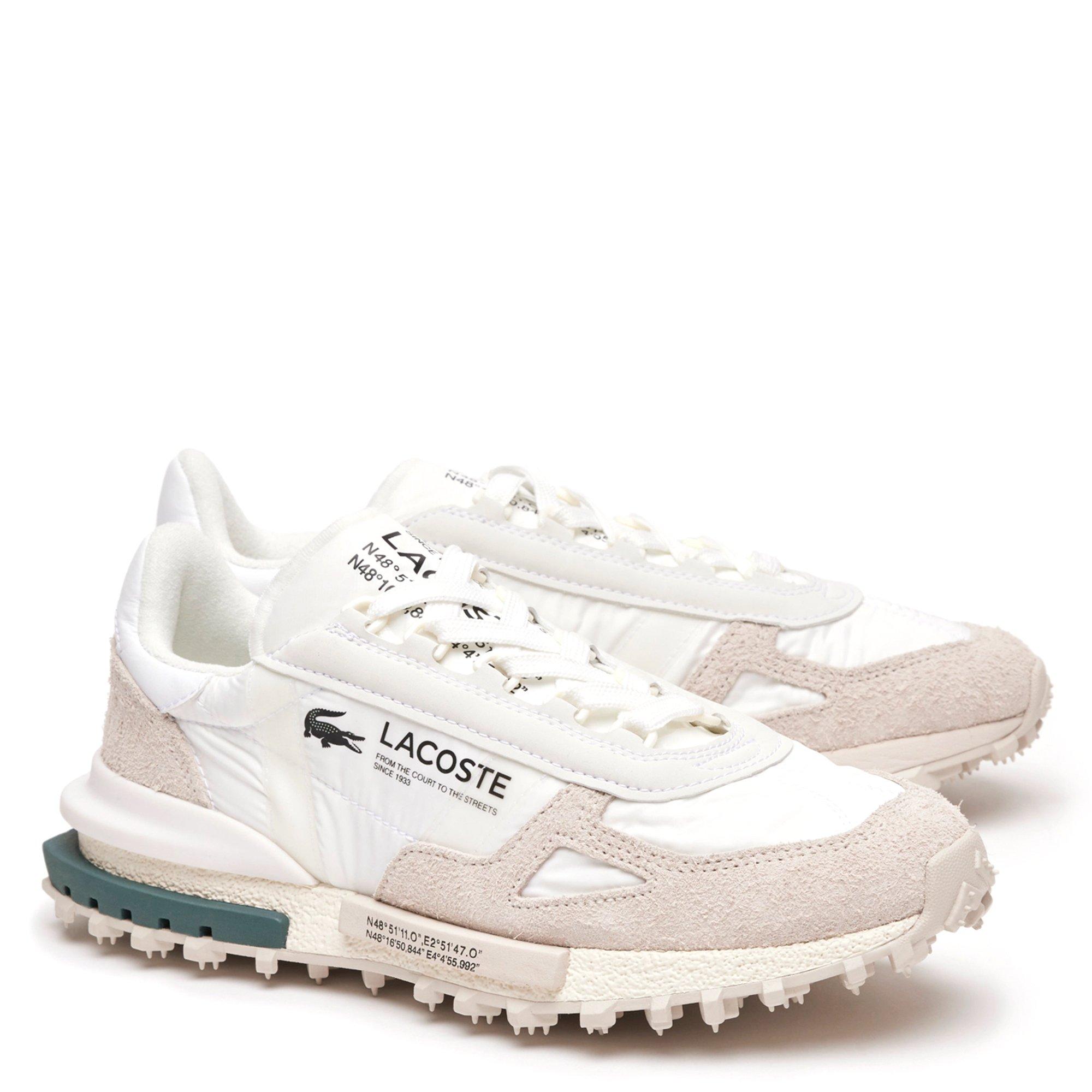 WHT/DK GRN - Lacoste - Elite Active Mens Shoes - 2
