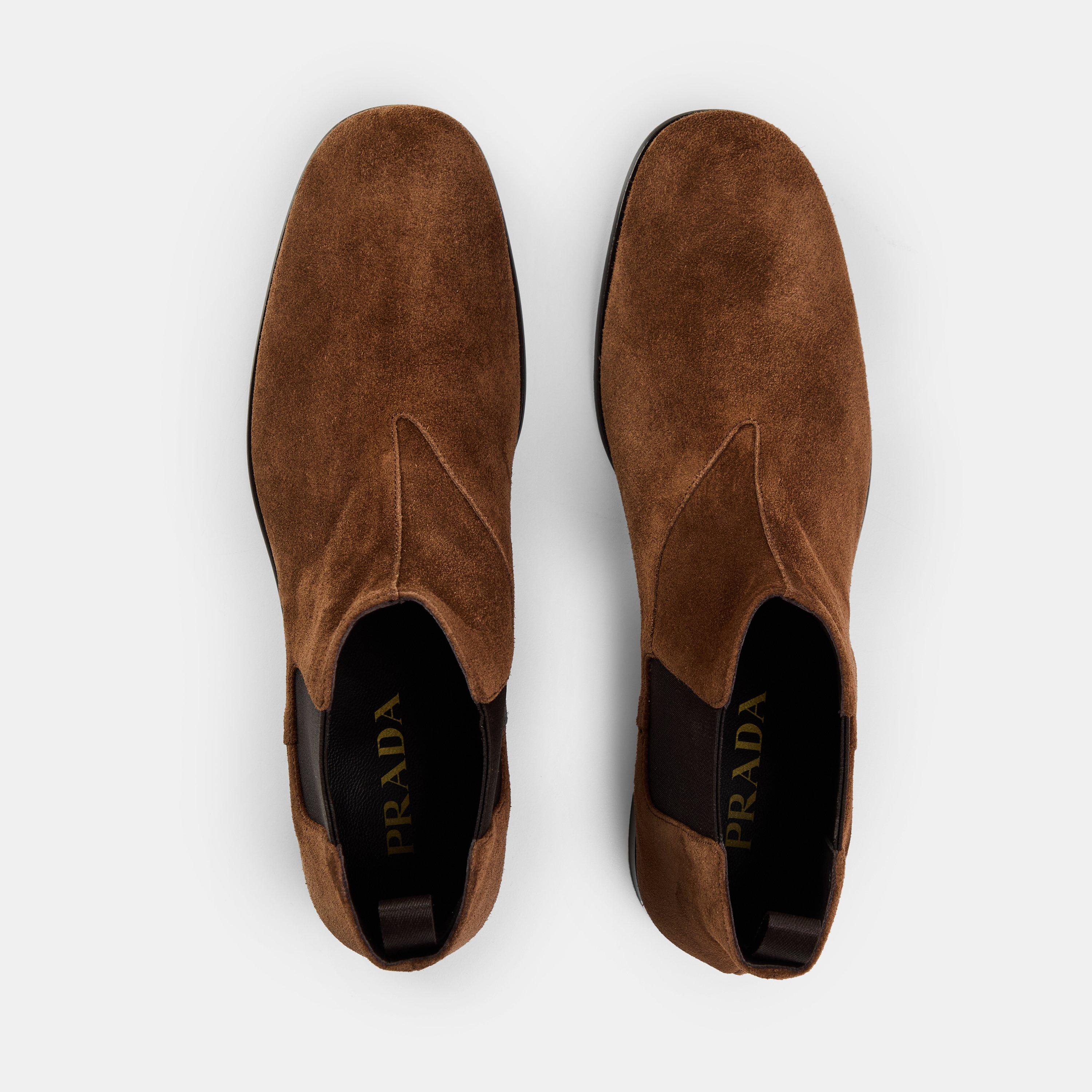 Cacao - Prada - Women's Chelsea Boots - 5