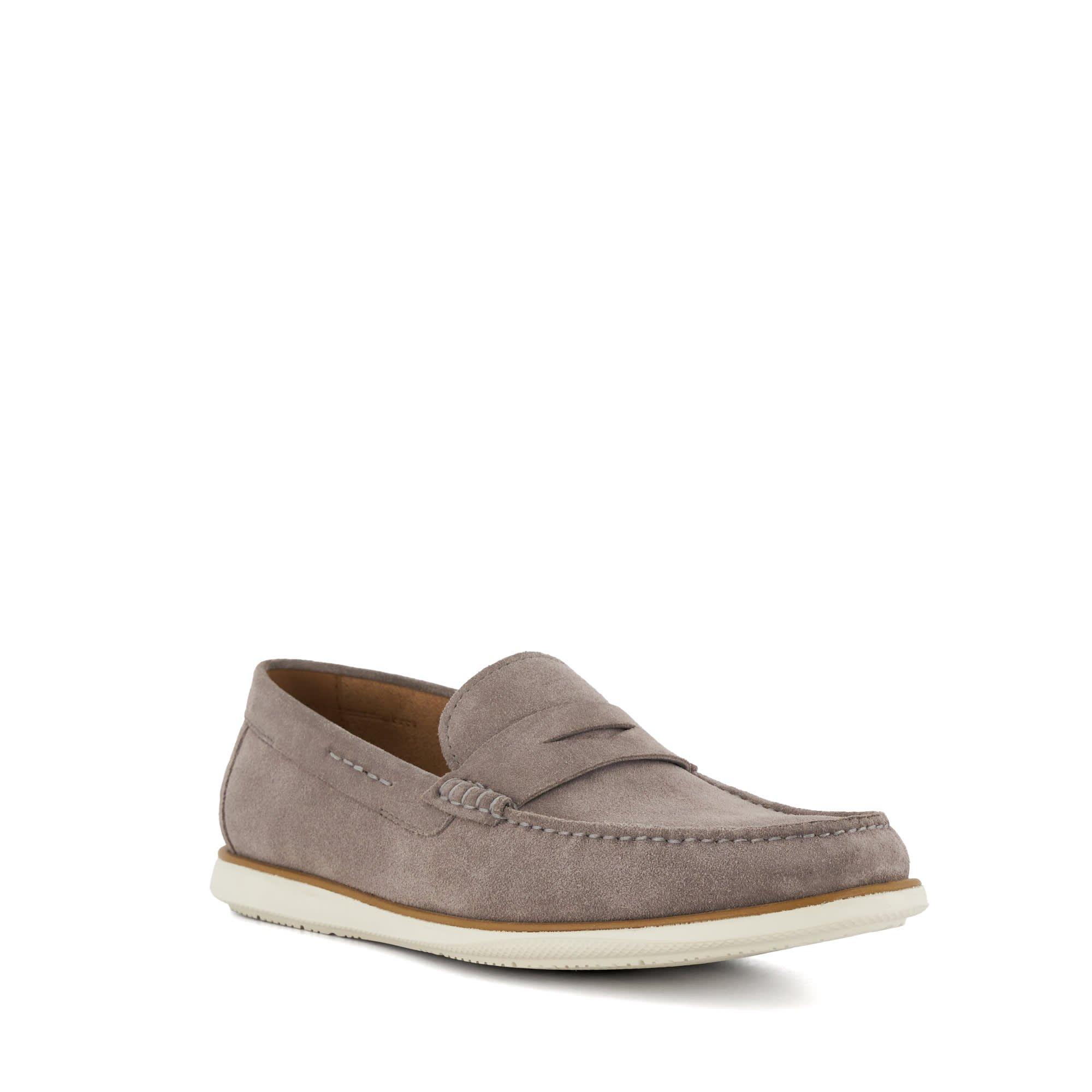 Camoscio grigio 297 - Dune London - Berkly Penny Loafers - 5