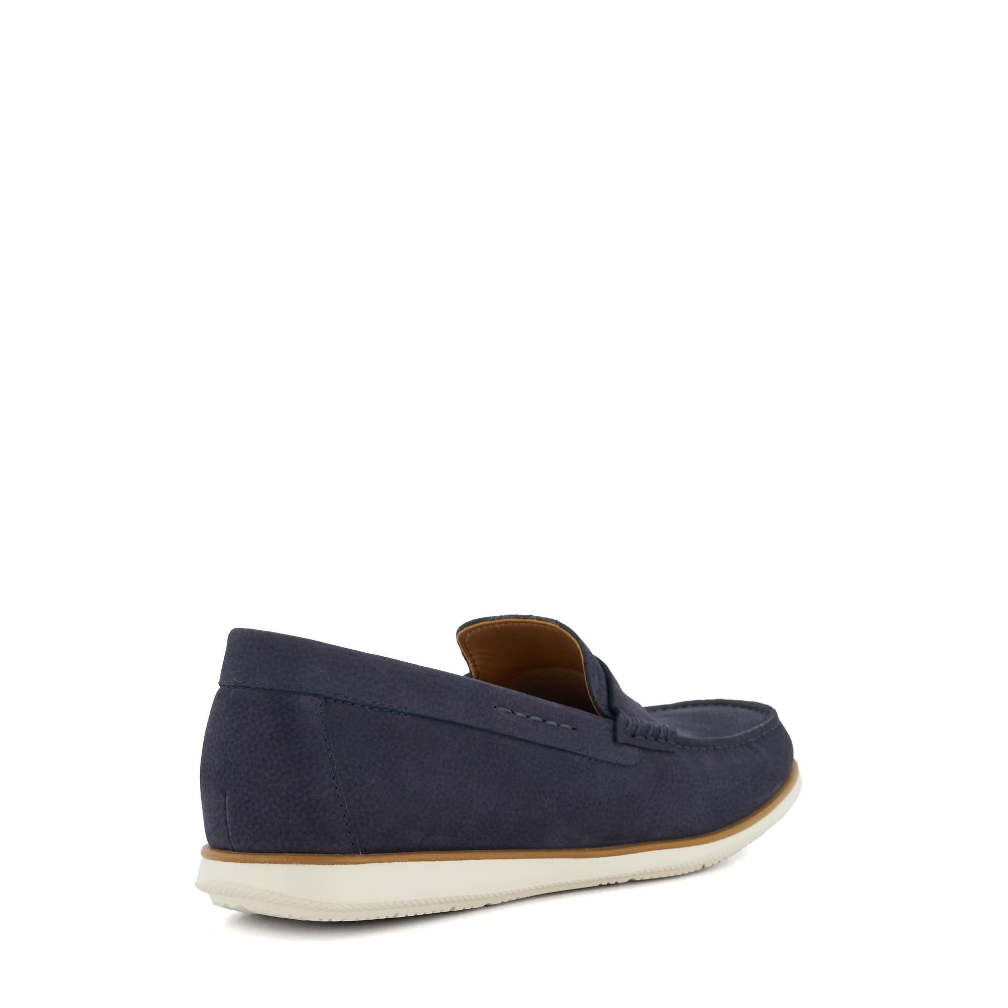Nabuk Blu Navy 177 - Dune London - Berkly loafers - 3