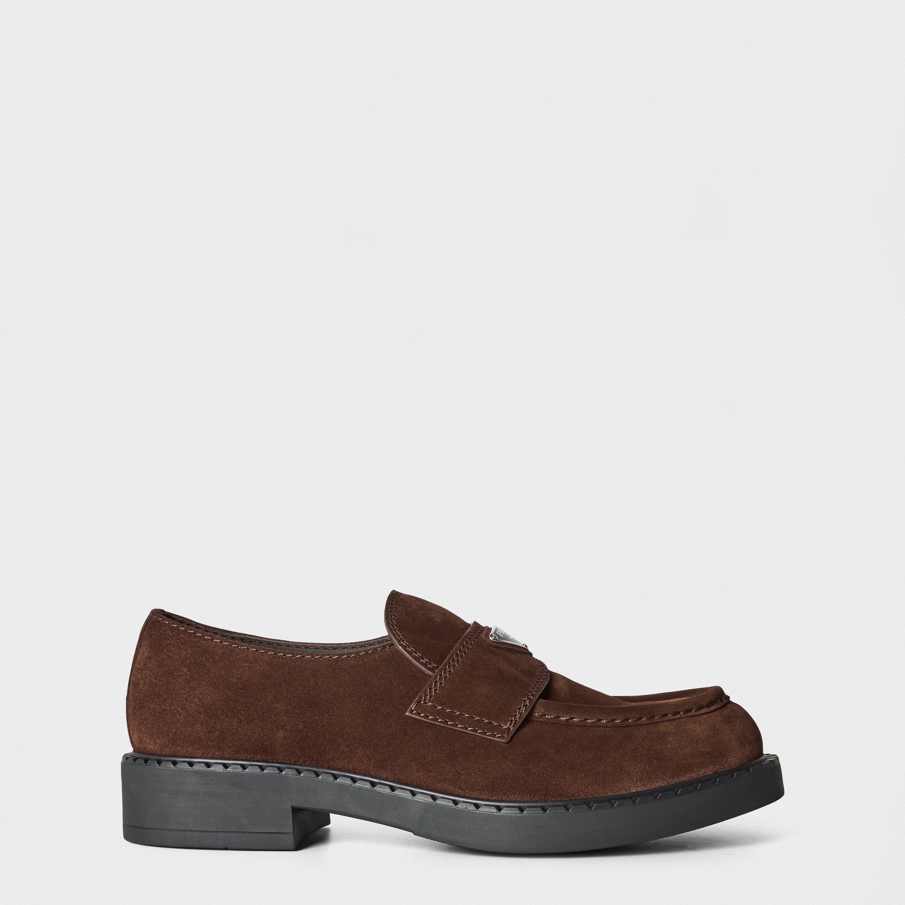 Dark Brown - Prada - Men's Loafers - 1