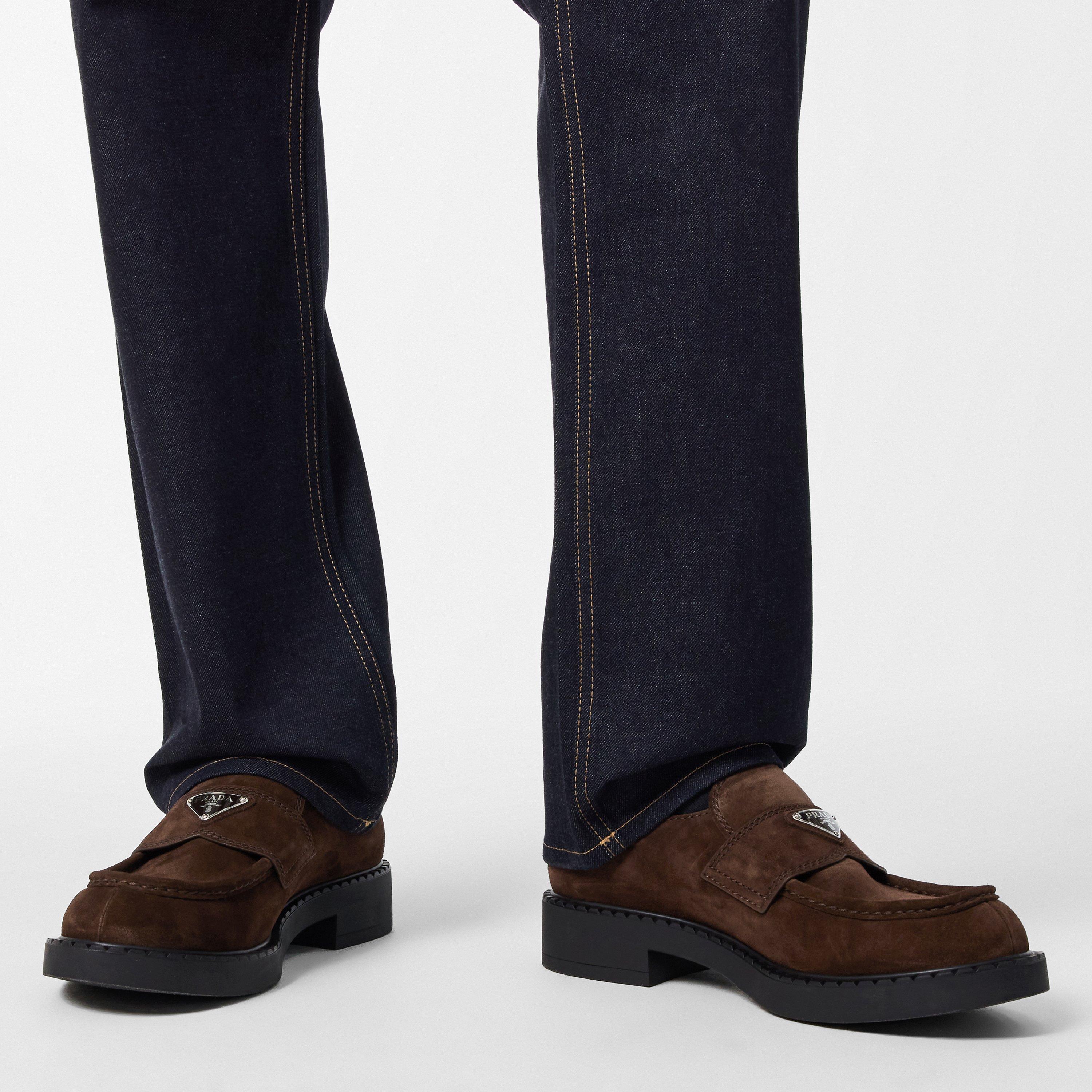 Dark Brown - Prada - Men's Loafers - 3