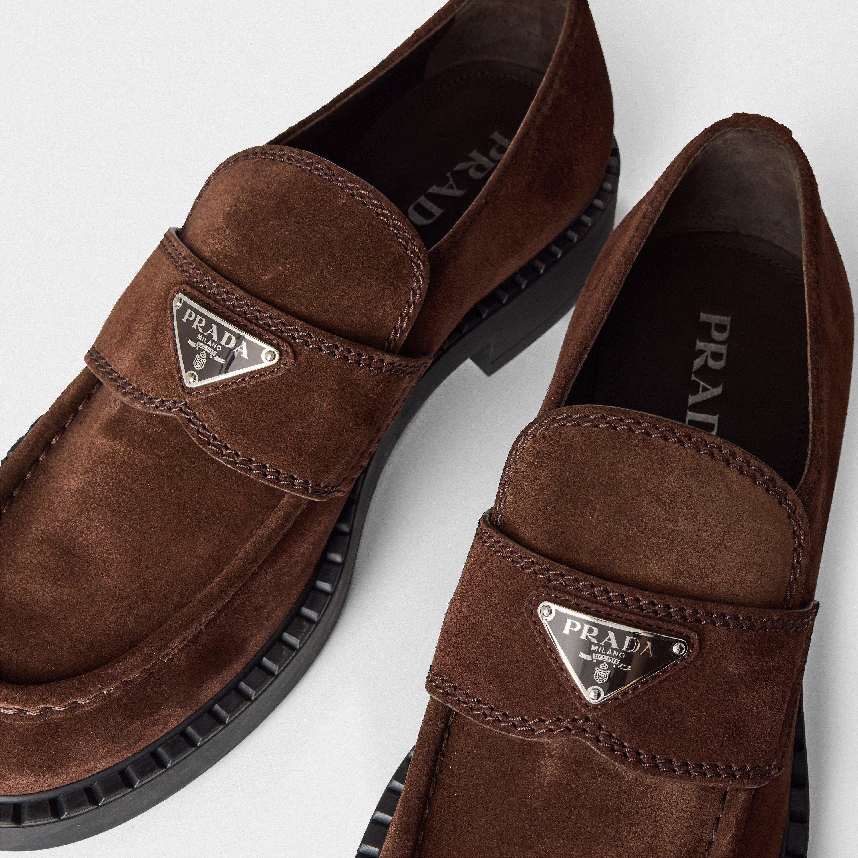 Dark Brown - Prada - Men's Loafers - 4