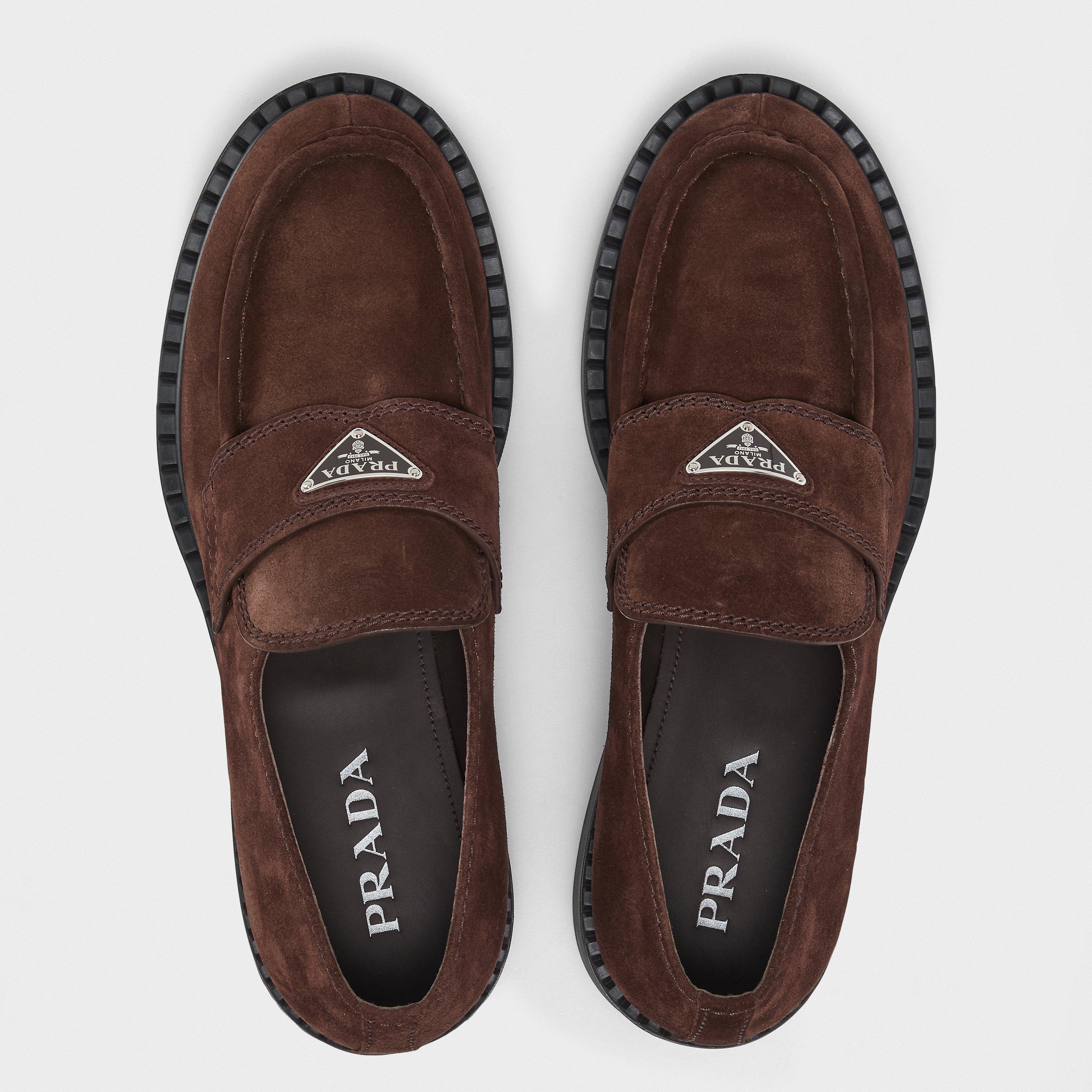 Dark Brown - Prada - Men's Loafers - 5