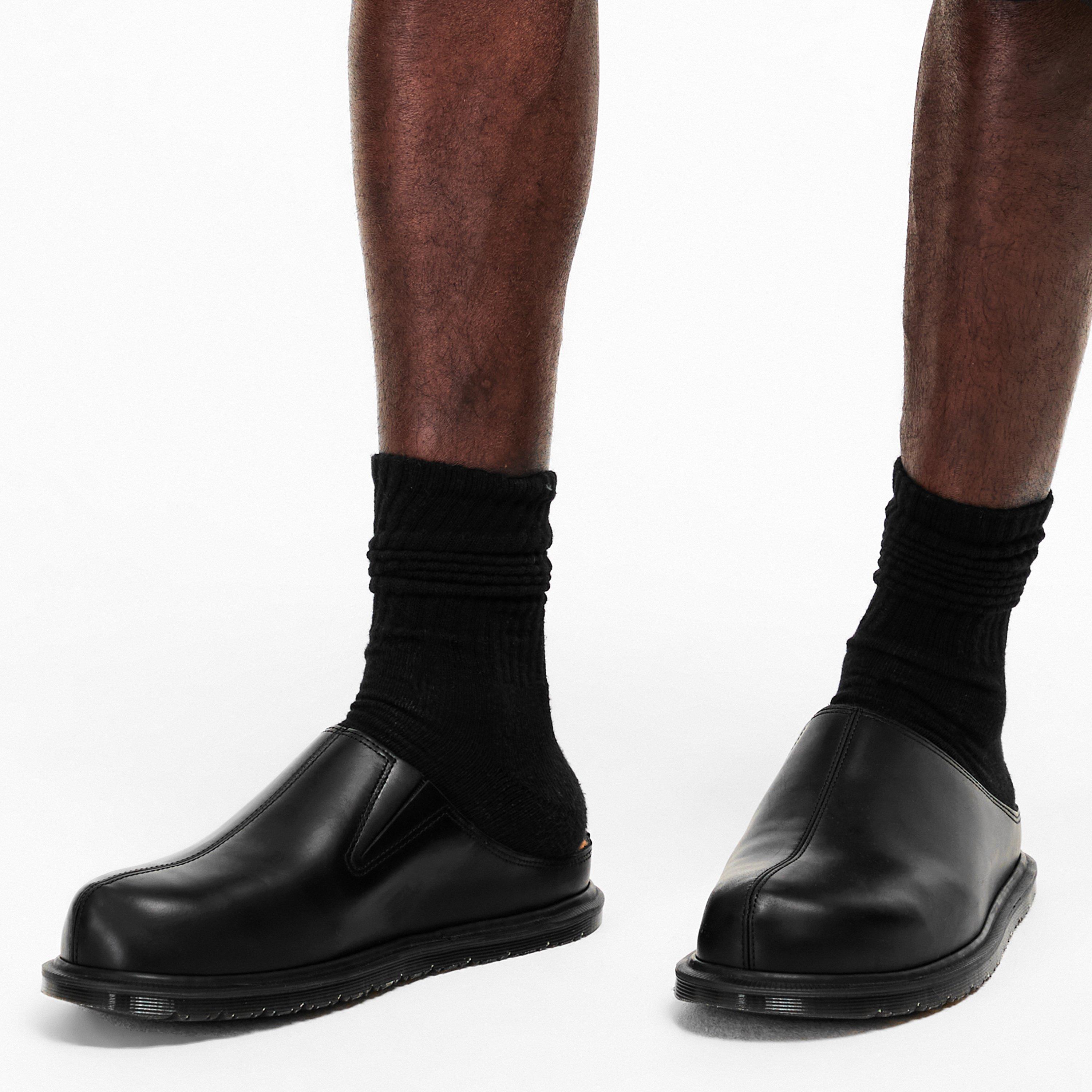 Black Orleans - Dr Martens - Men's San Flat Mules - 3