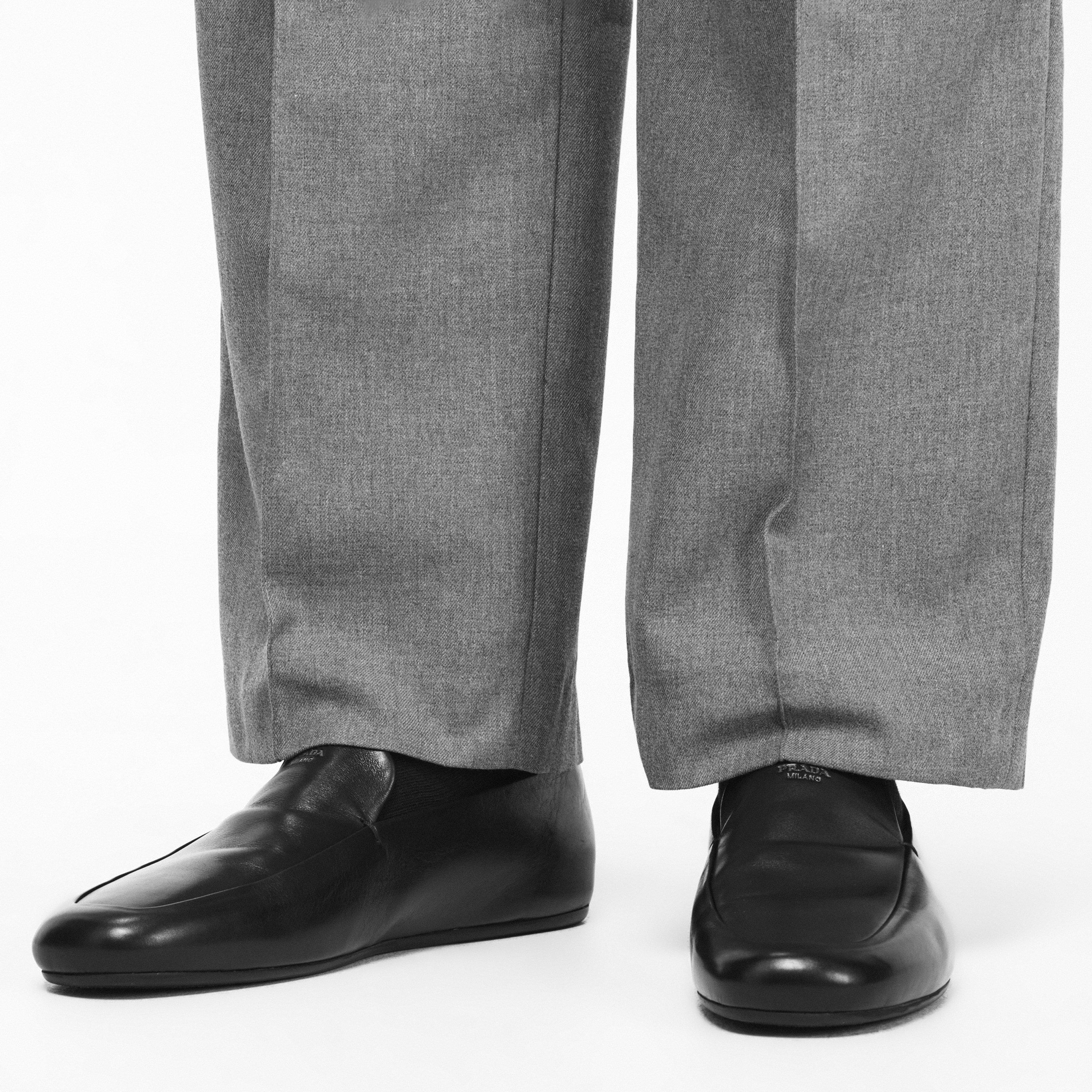 Black - Prada - Men's Analogue Loafers - 3