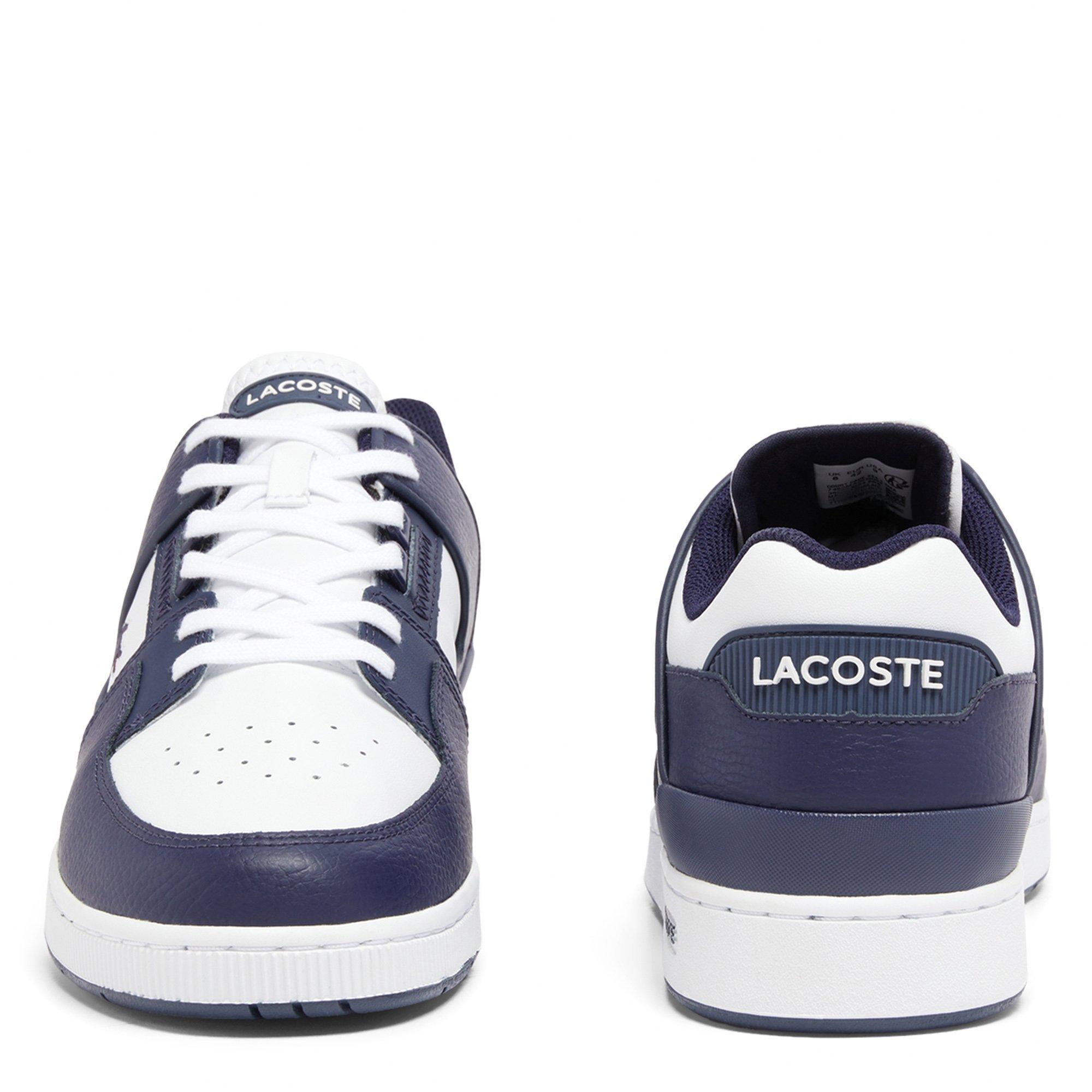 NVY/WHT - Lacoste - Court Cage Mens  Leather Shoes - 4