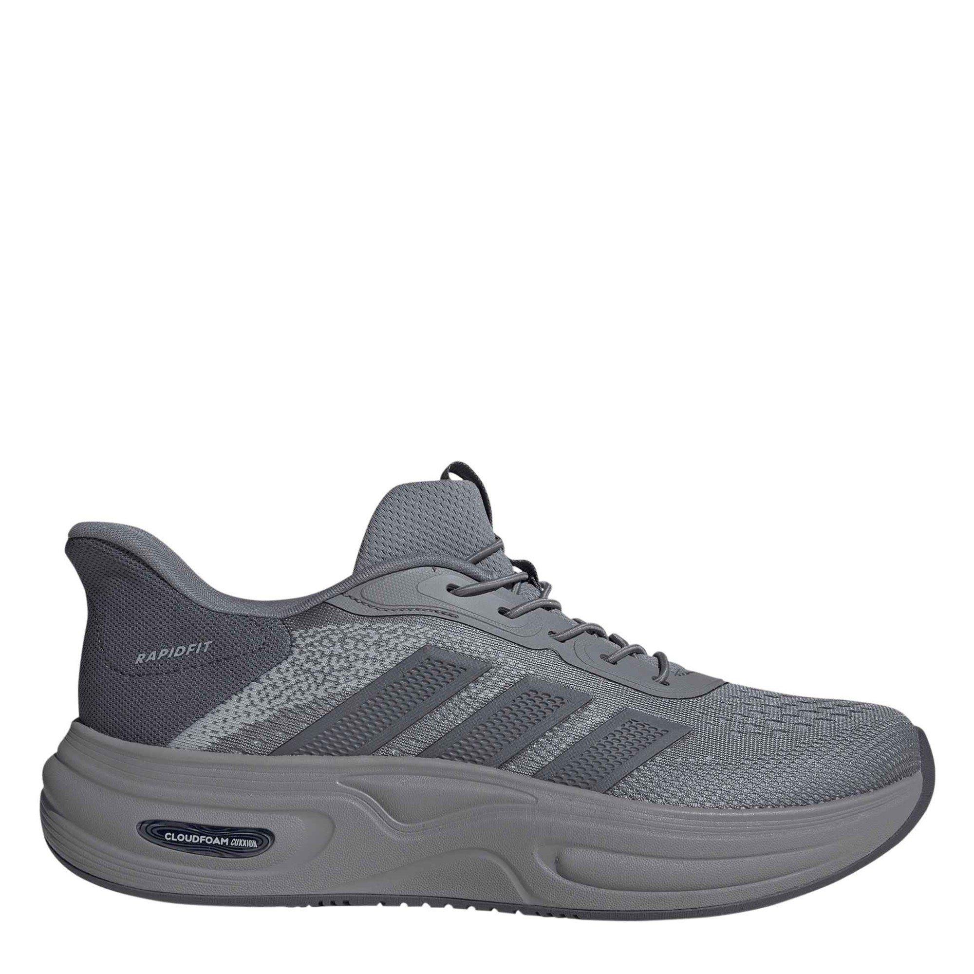 Grey/Silver - adidas - Cloudfoam Cuxxion Rapidfit Mens Shoes - 1