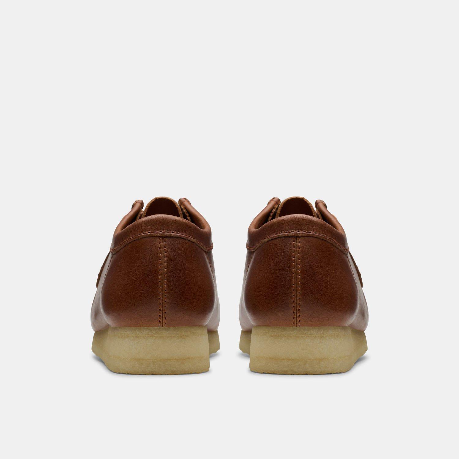 Tan Leather - Clarks - Men's Wallabee Boat Shoes - 5