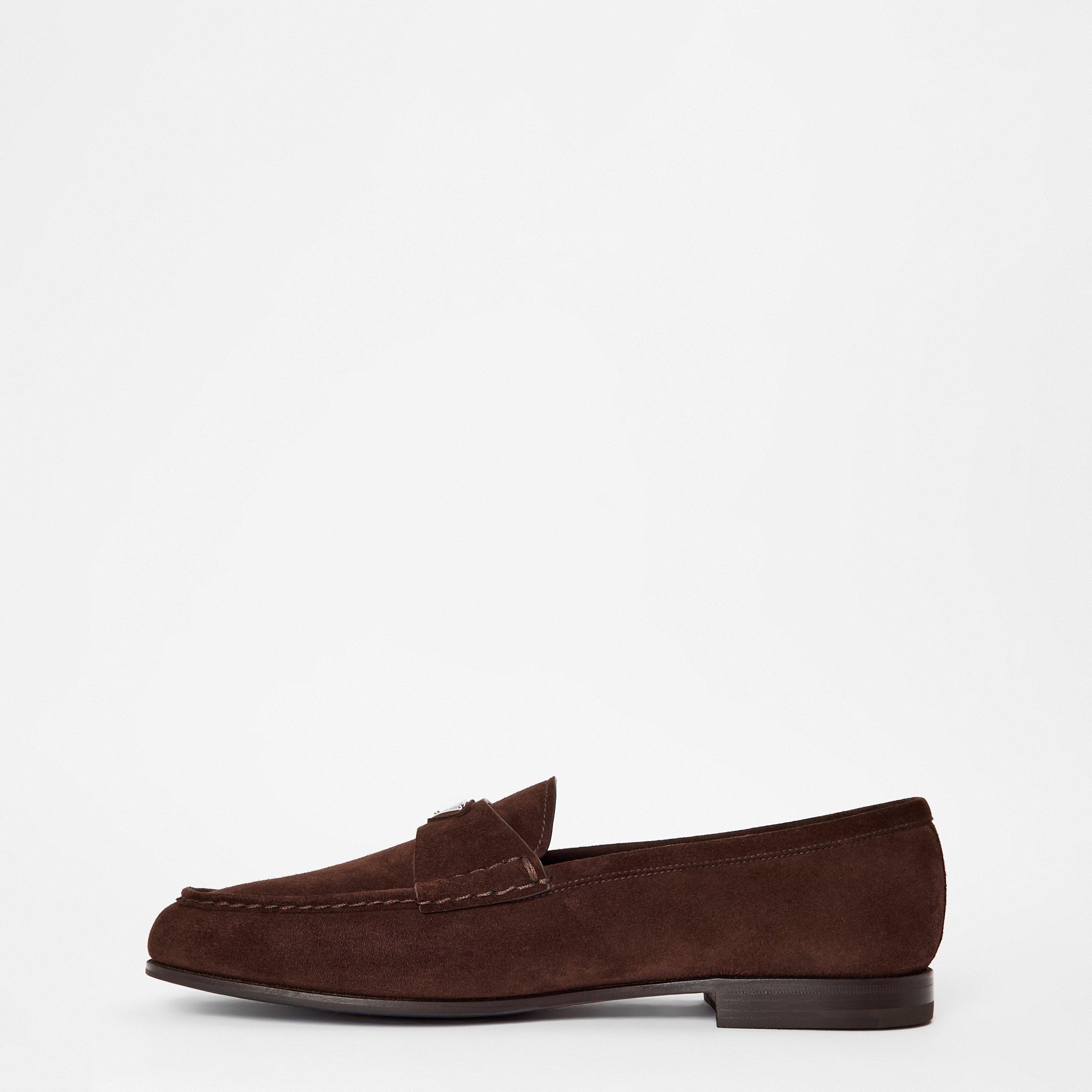 Dark Brown - Prada - Men's Loafers - 2
