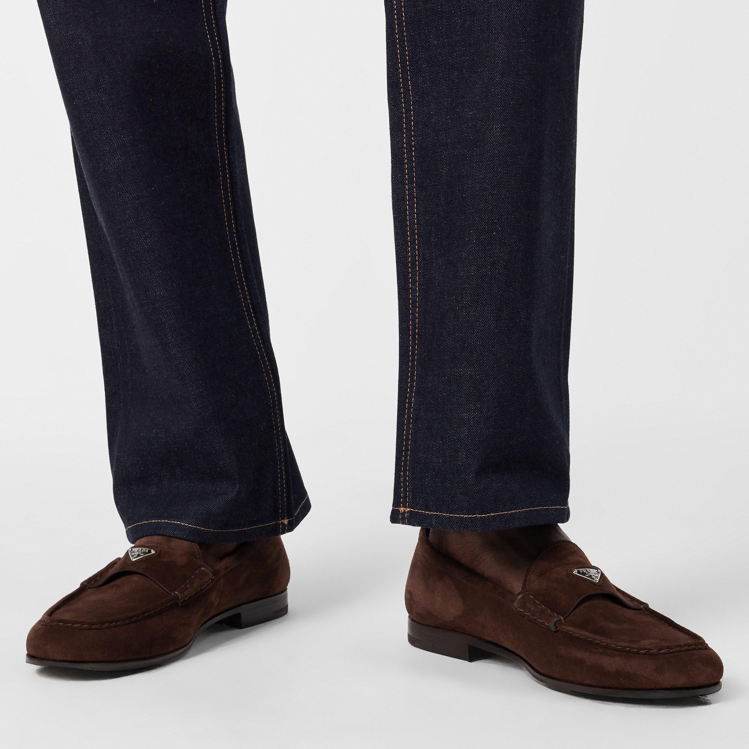 Dark Brown - Prada - Men's Loafers - 3