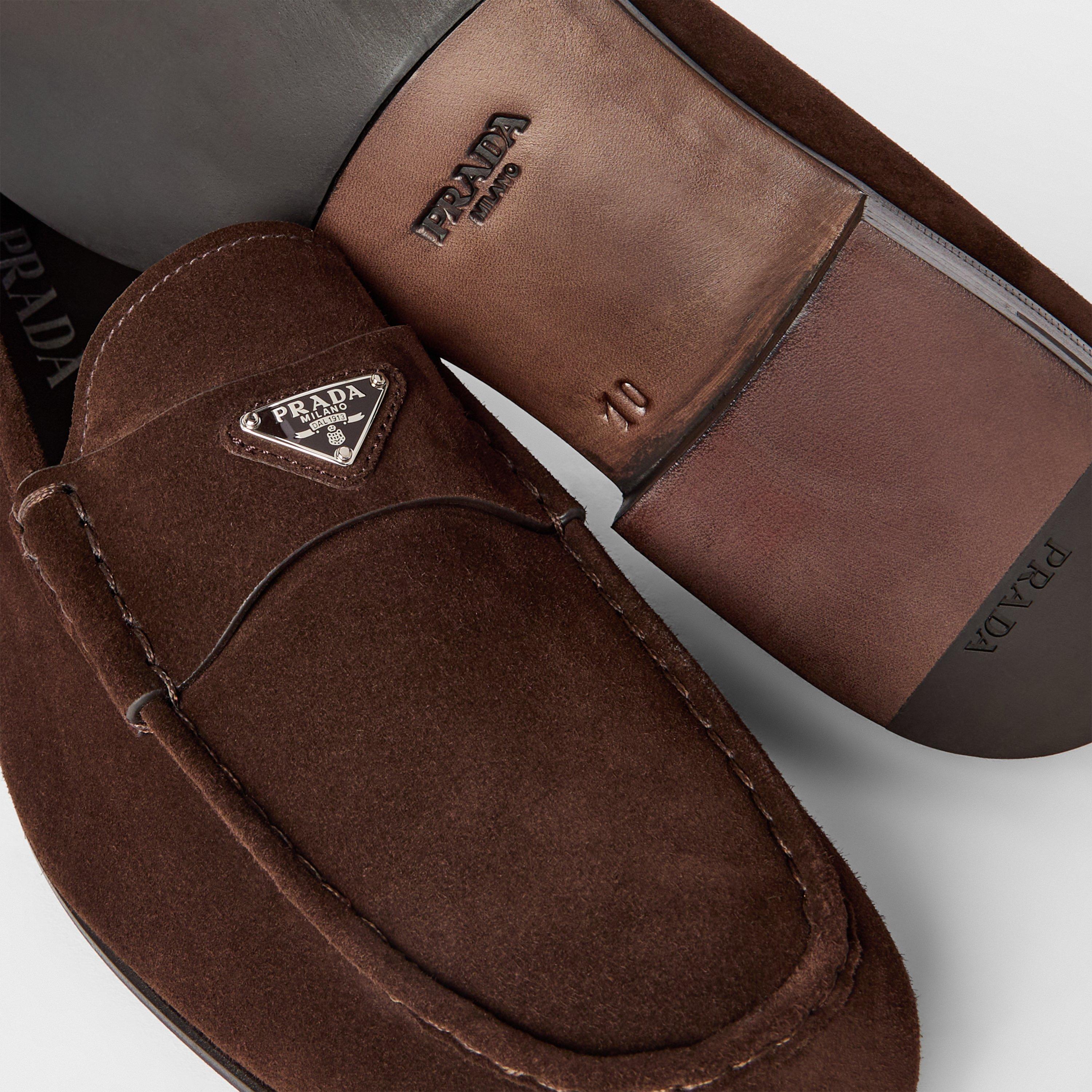 Dark Brown - Prada - Men's Loafers - 4