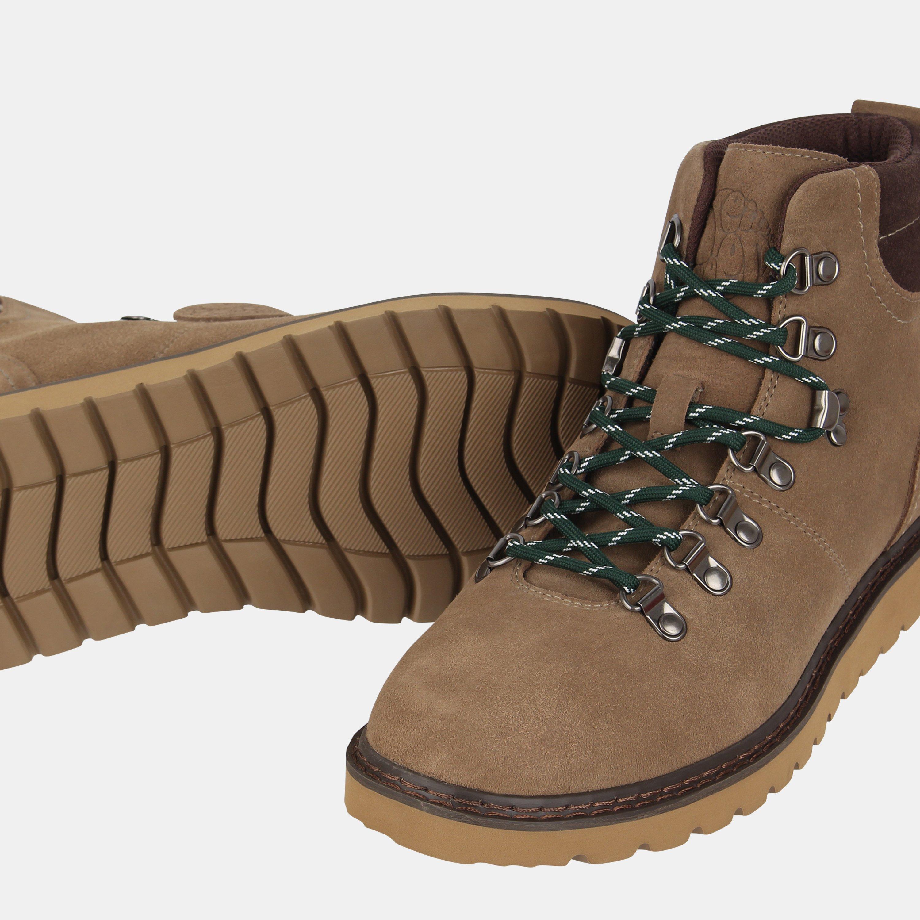 Olive (there is no difference between en-GB and fr-FR for this word) - Pretty Green - PG Hiker Boot Sn64 - 3