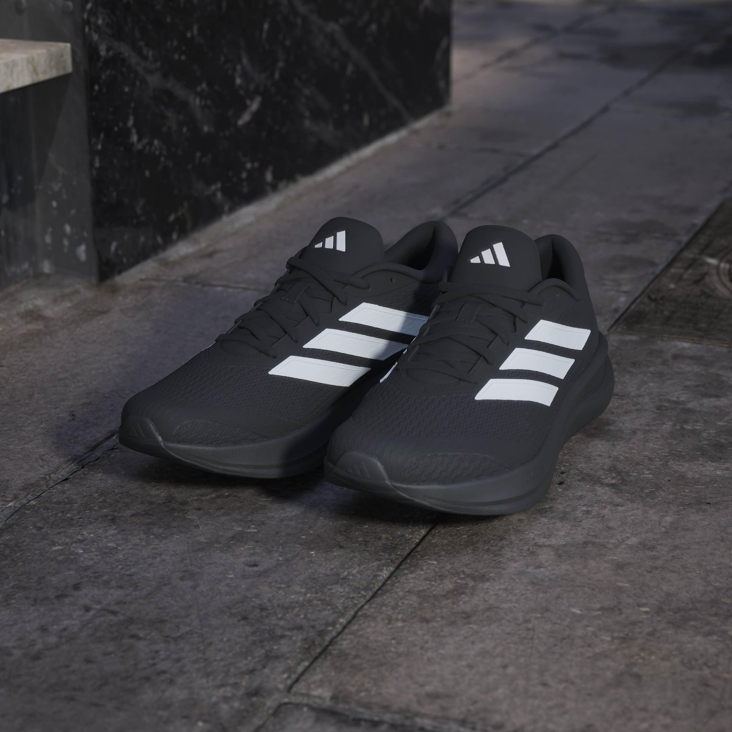 Blk/Wht/Carbon - adidas - Men's Runfalcon 6 Runners - 15