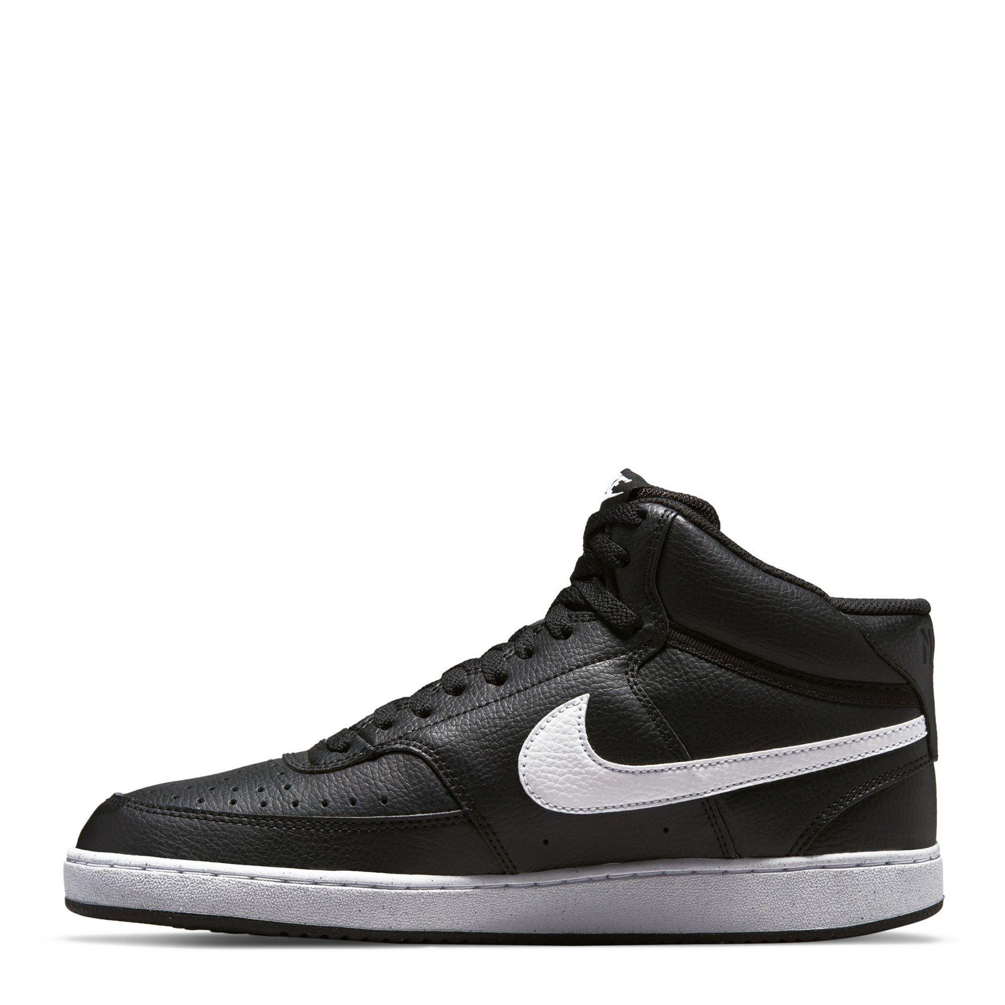Black/Wht-Blk - Nike - Court Vision Mid Next Nature Mens Shoes - 2